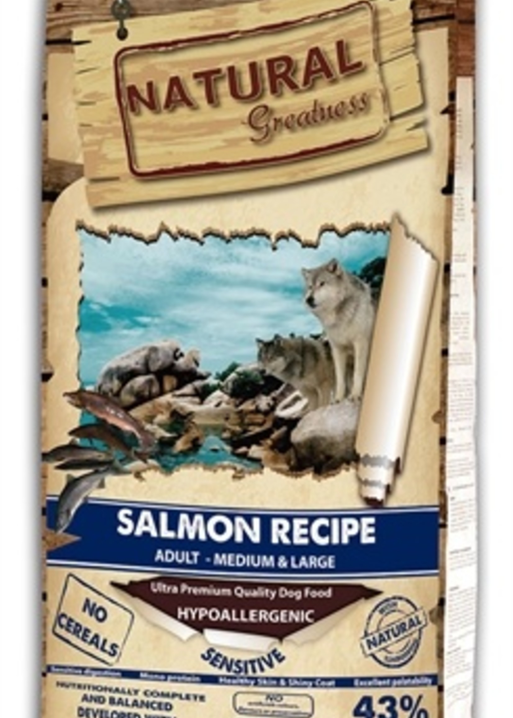 Natural greatness Natural greatness salmon sensitive medium