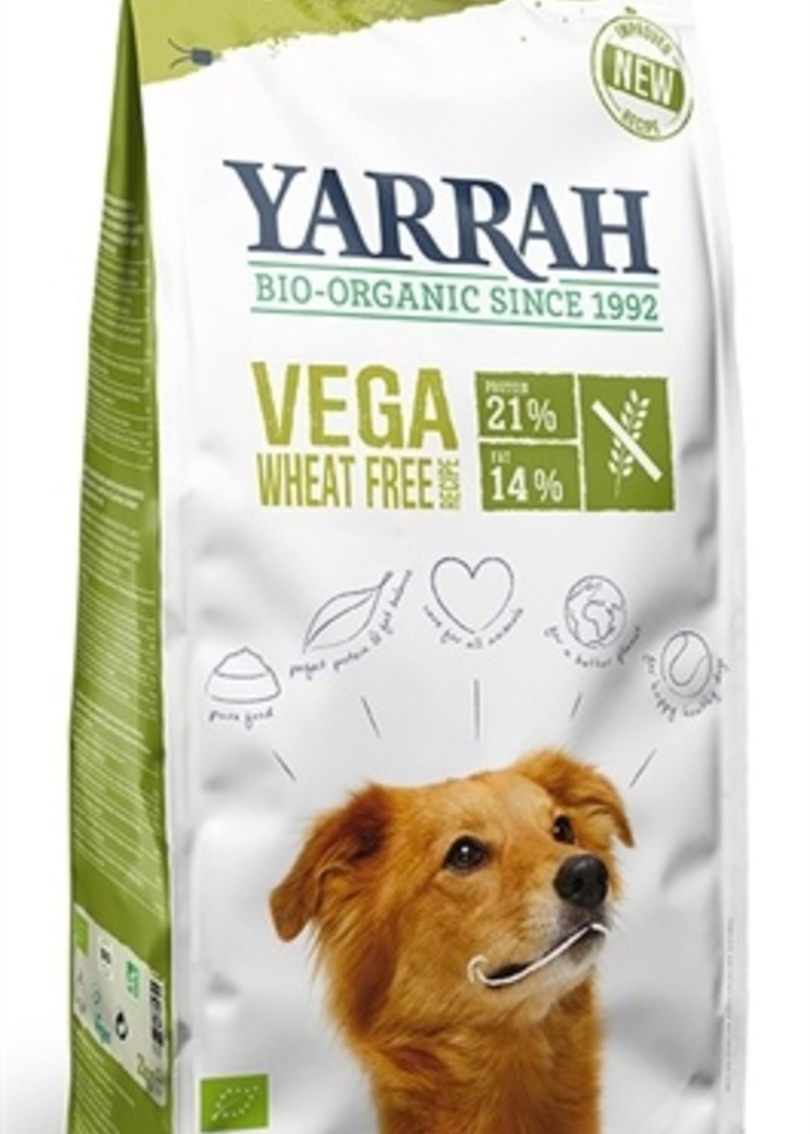 Yarrah Yarrah dog biologische brokken vega ultra sensitive tarwevrij