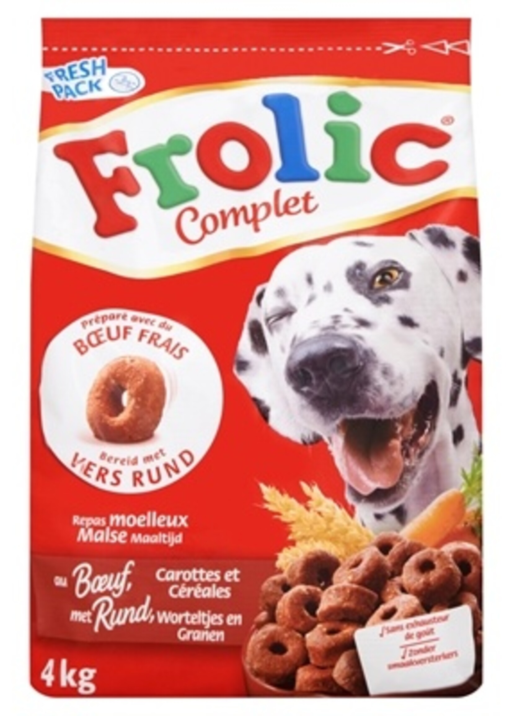 Frolic 3x frolic met rundvlees