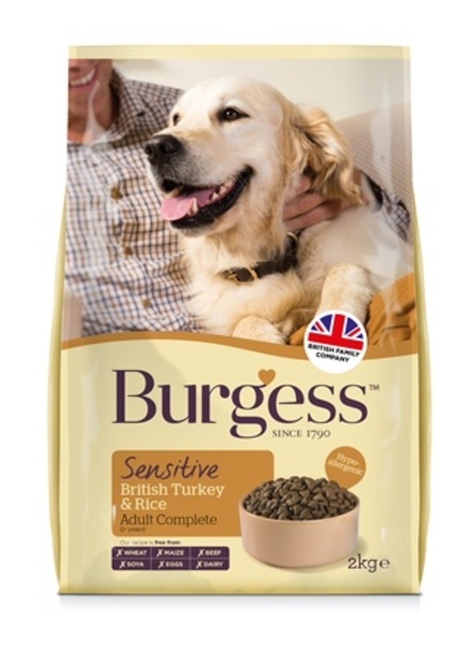 Burgess Burgess dog sensitive kalkoen / rijst