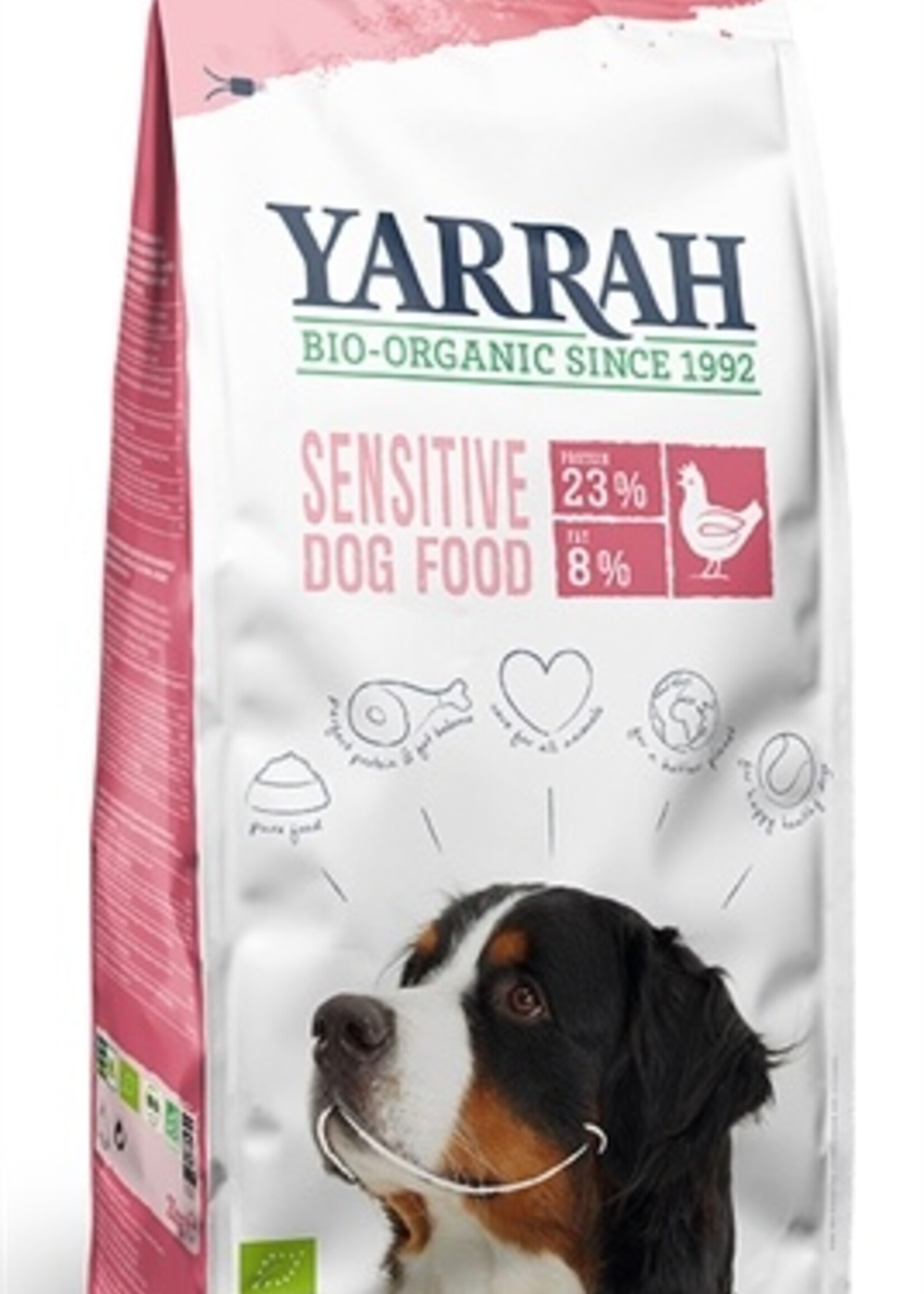 Yarrah Yarrah dog biologische brokken sensitive kip zonder toegevoegde suiker