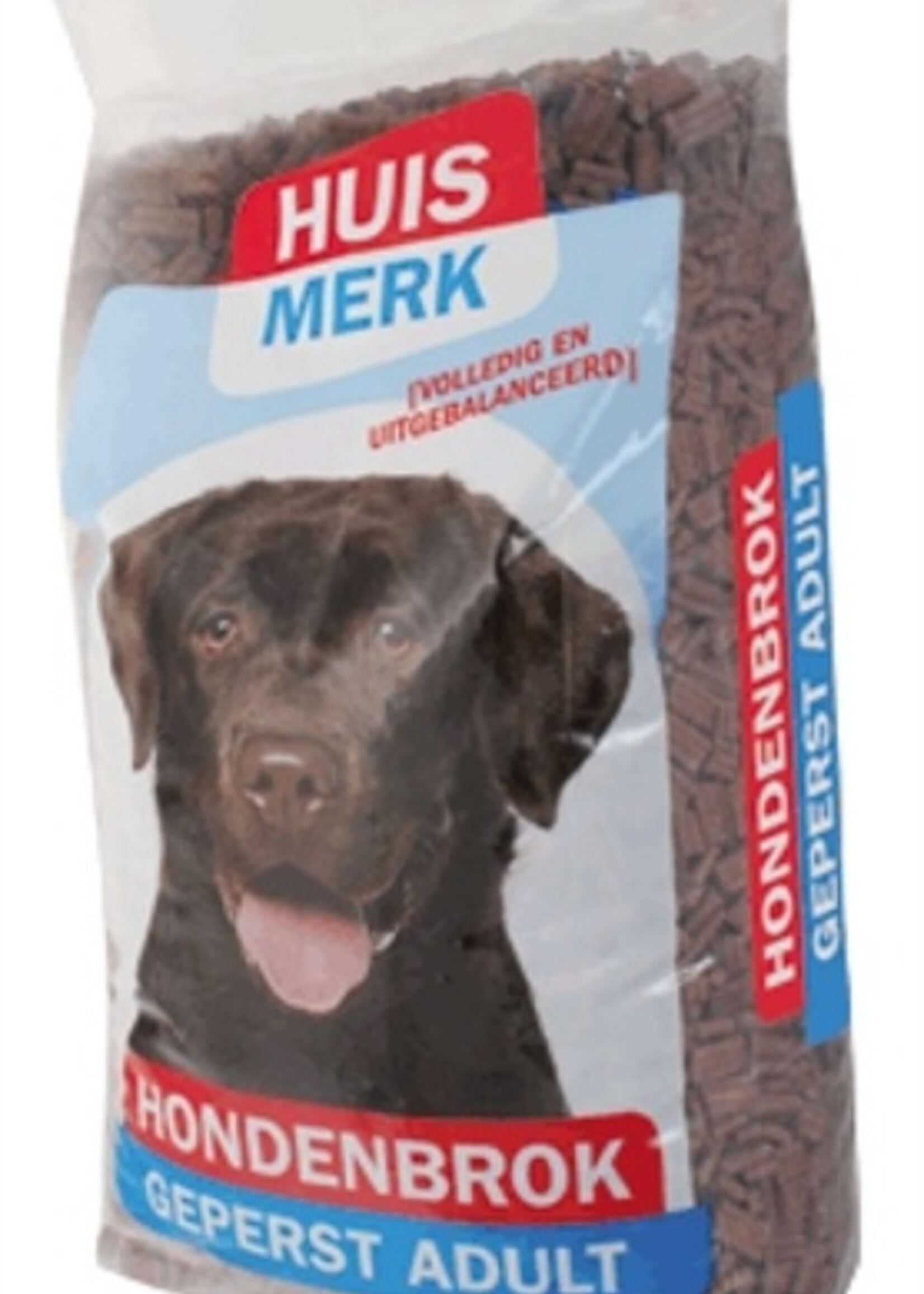 Merkloos Huismerk hondenbrok geperst adult