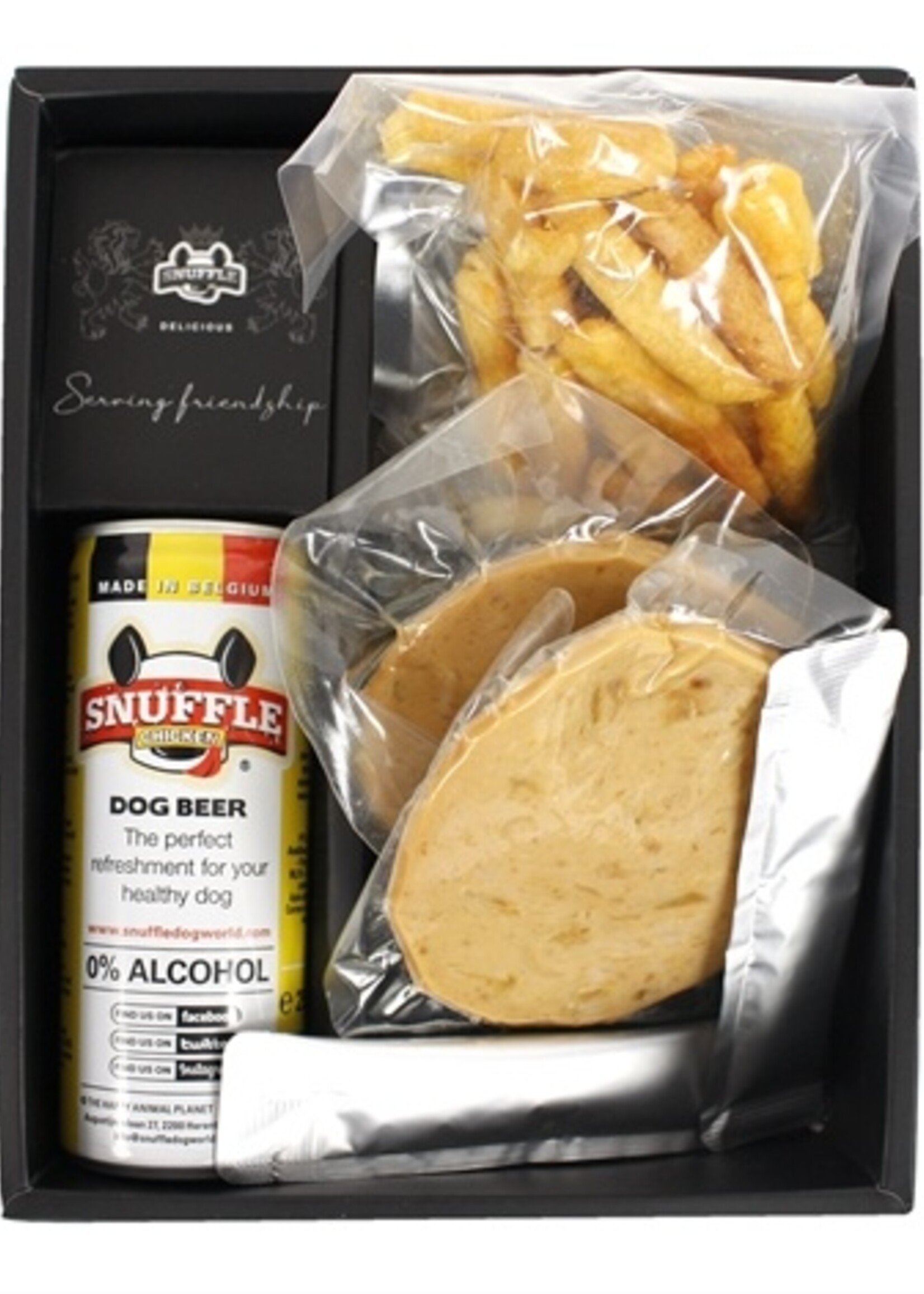 Snuffle Snuffle hamburger en patat box