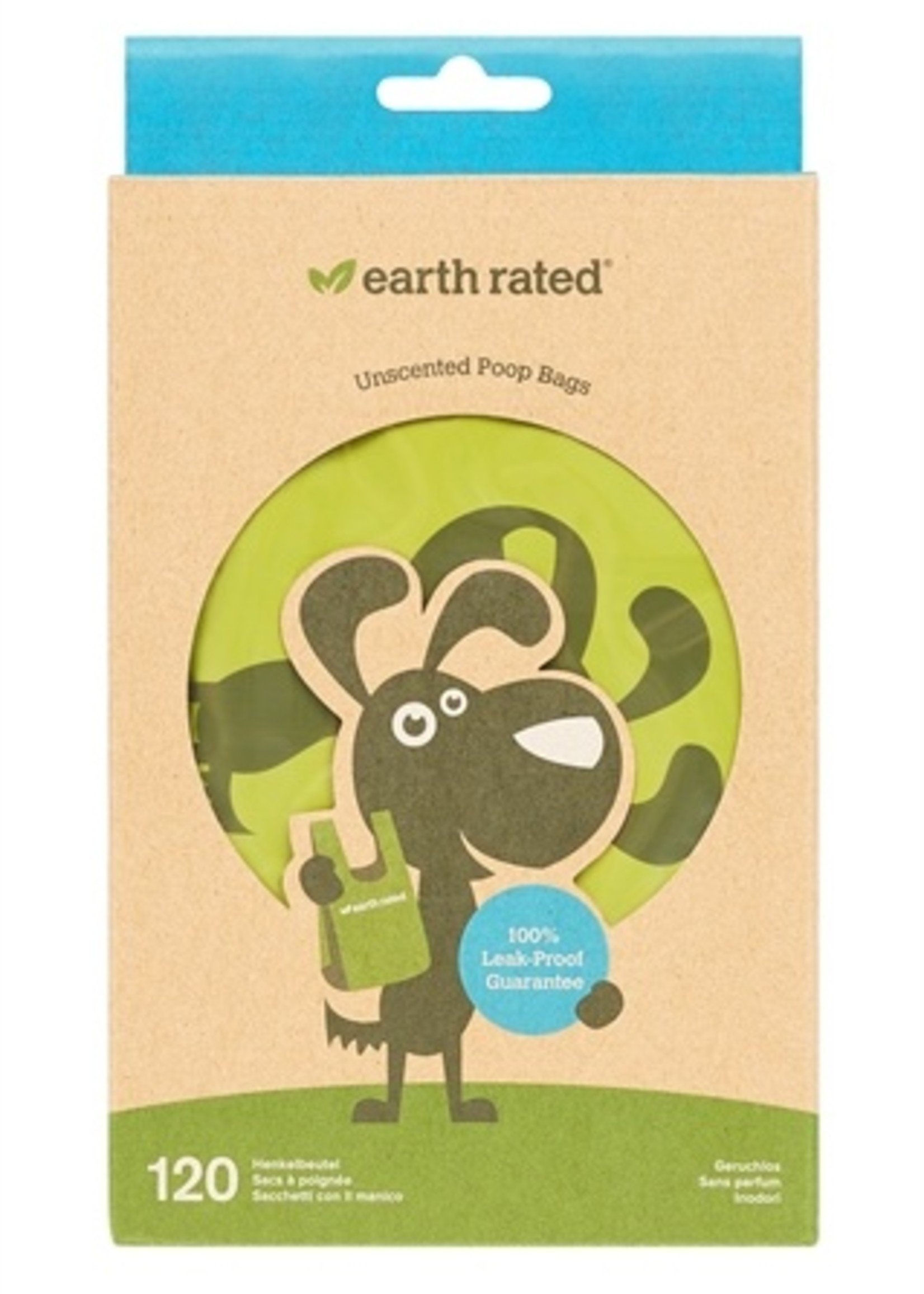 Earth rated Earth rated poepzakjes met handvaten geurloos