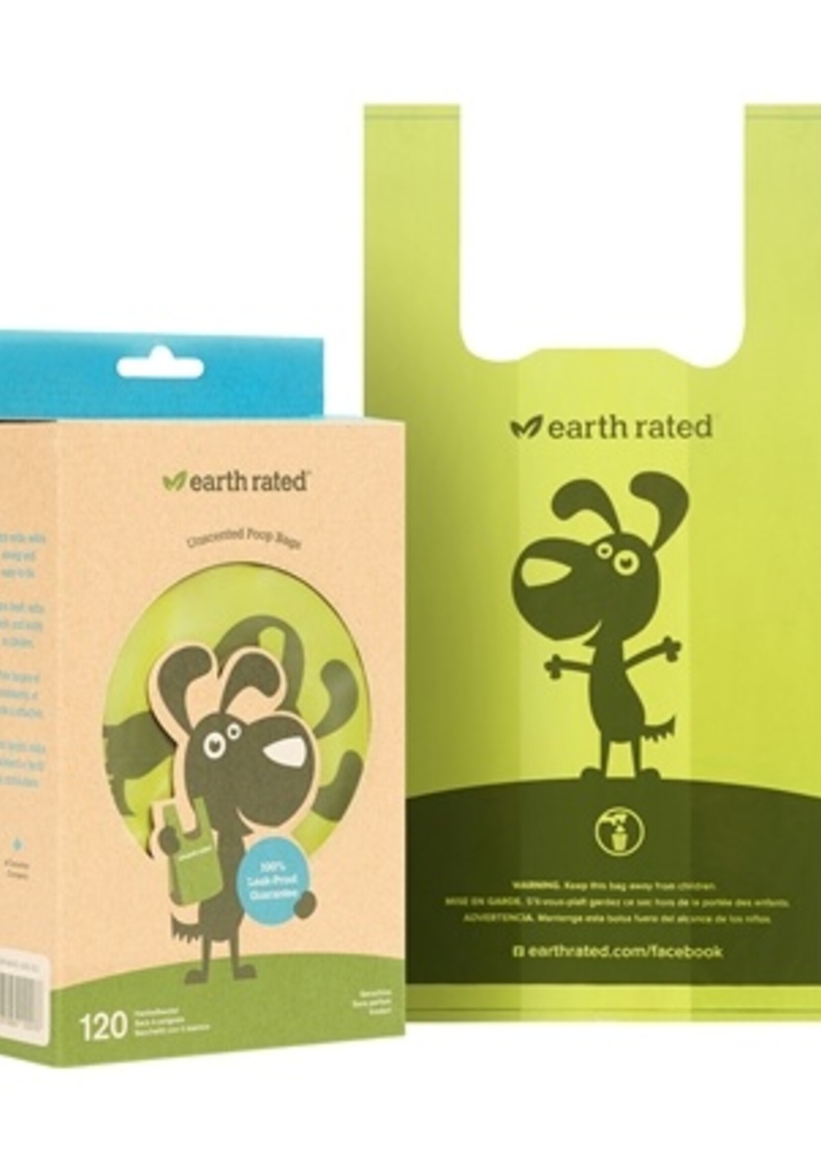 Earth rated Earth rated poepzakjes met handvaten geurloos