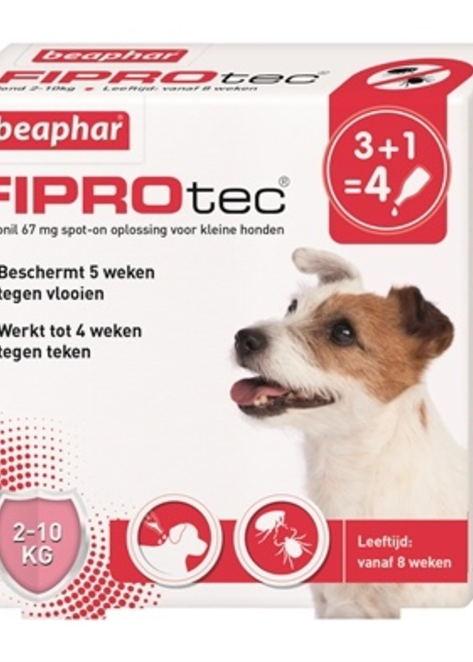Beaphar Beaphar fiprotec hond tegen teken en vlooien