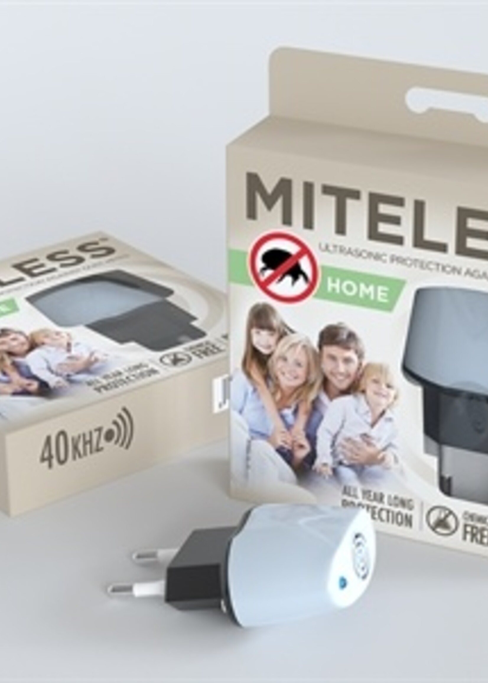 Tickless Miteless huisstofmijt afweer stekker voor in huis blauw