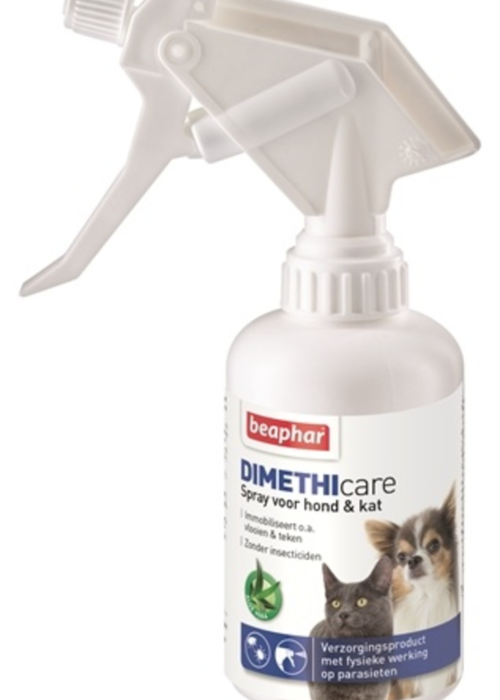 Beaphar Beaphar dimethicare spray hond / kat tegen vlooien en teken