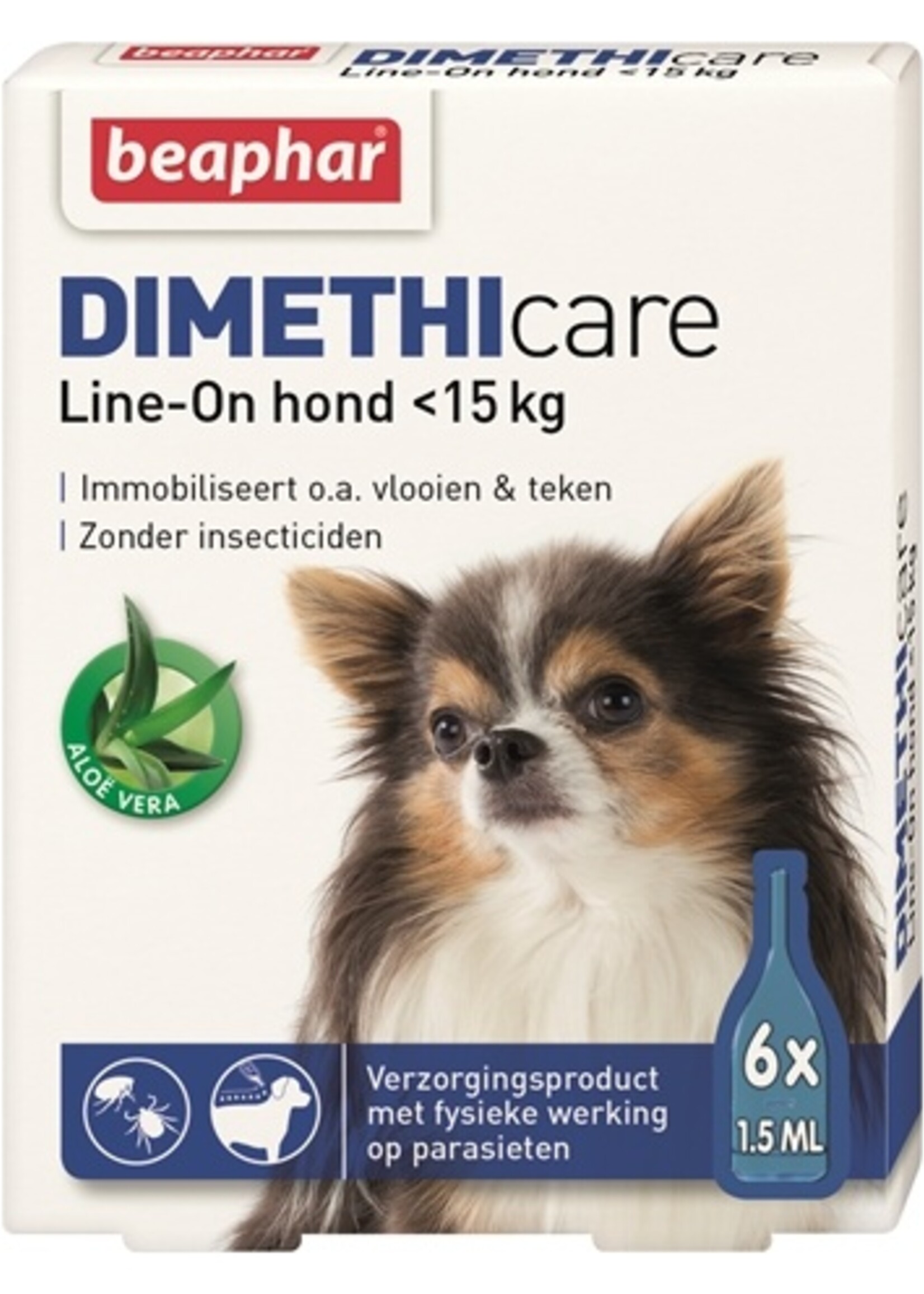 Beaphar Beaphar dimethicare line-on hond tegen vlooien en teken