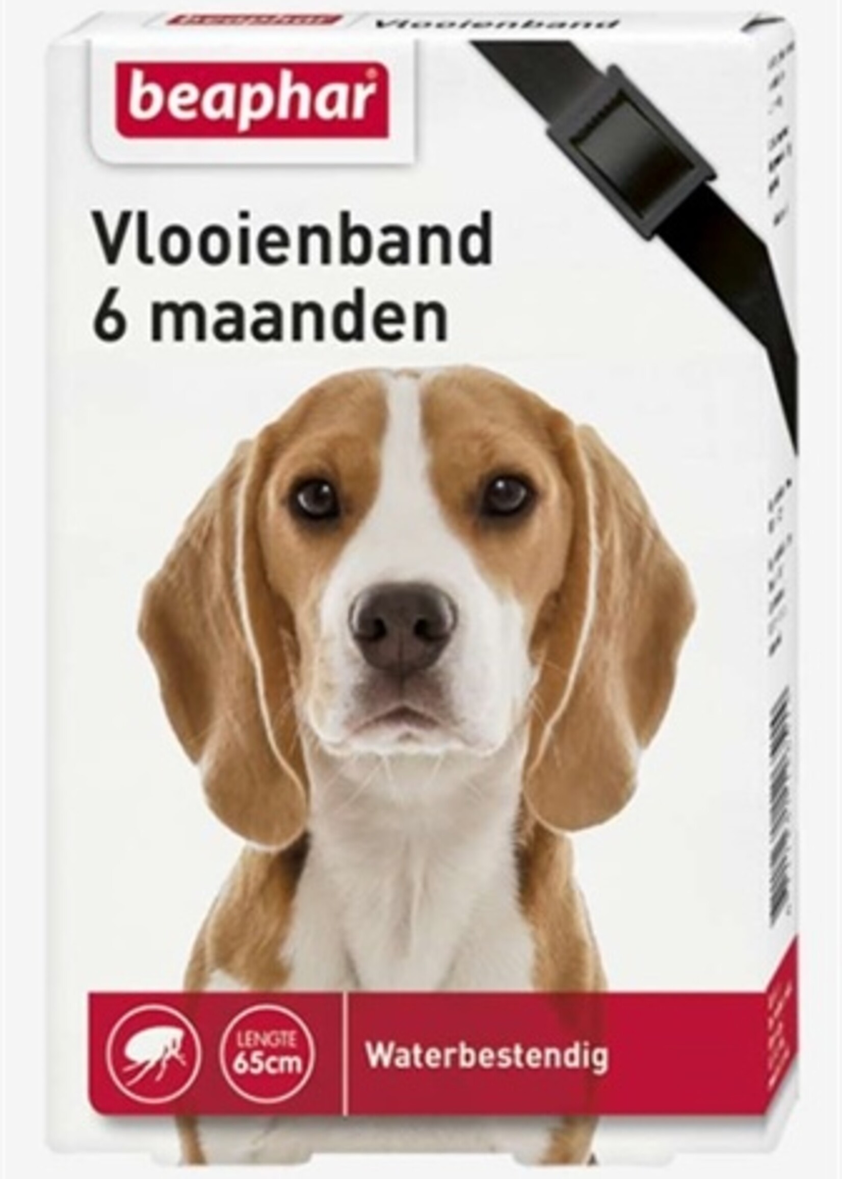 Beaphar Beaphar vlooienband hond zwart 6 mnd