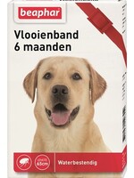Beaphar Beaphar vlooienband hond rood 6 mnd