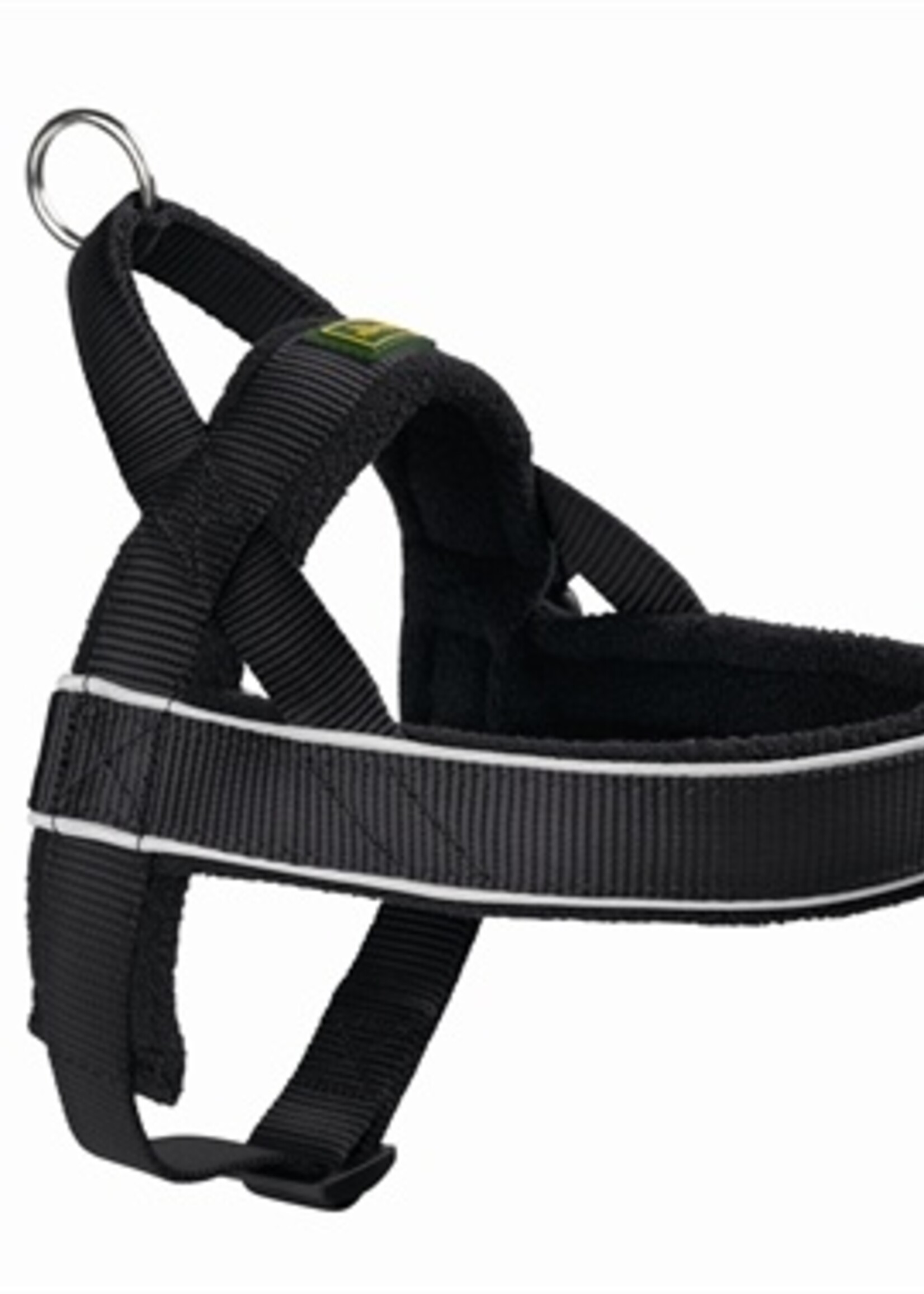 Hunter Hunter harnas norweger racing nylon zwart/zwart