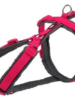 Trixie Trixie hondentuig premium trekking fuchsia / grijs