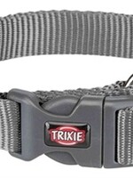 Trixie Trixie halsband hond premium grafiet grijs