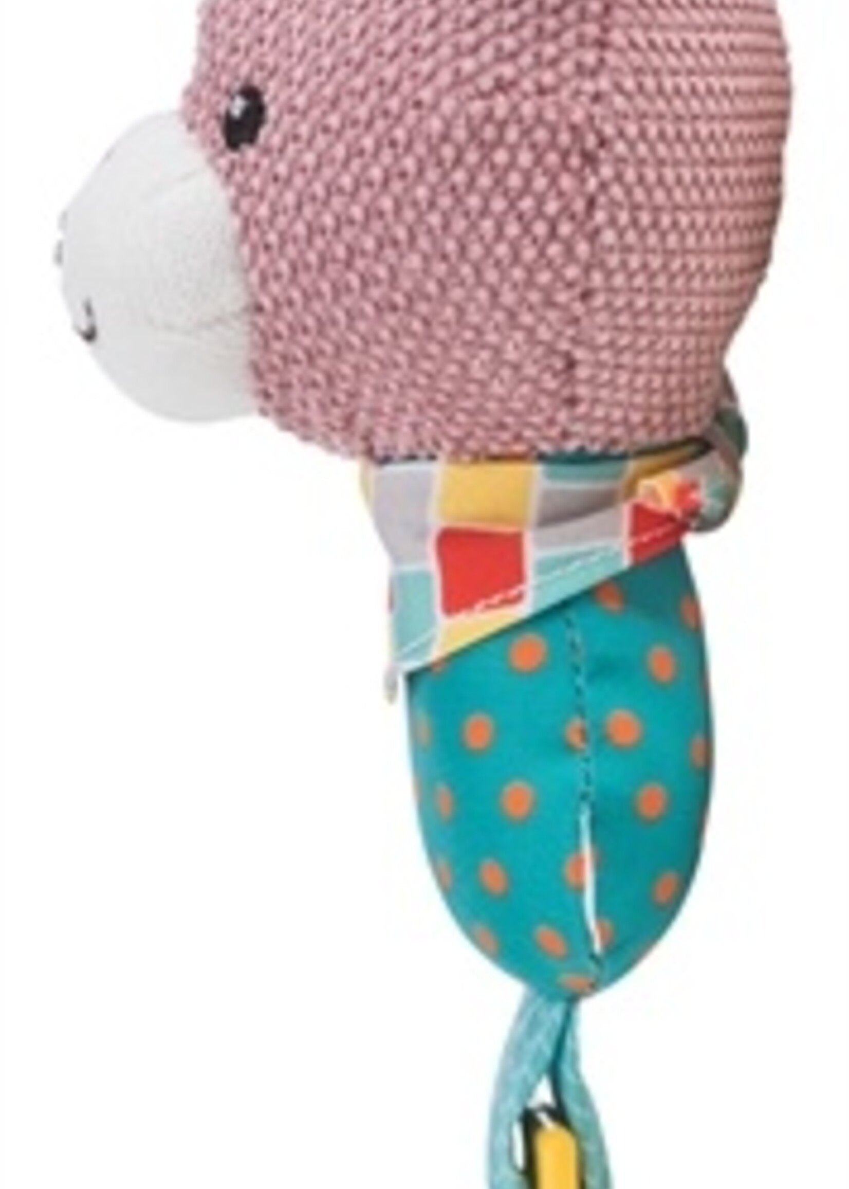 Trixie Trixie junior haas van stof met bijtring