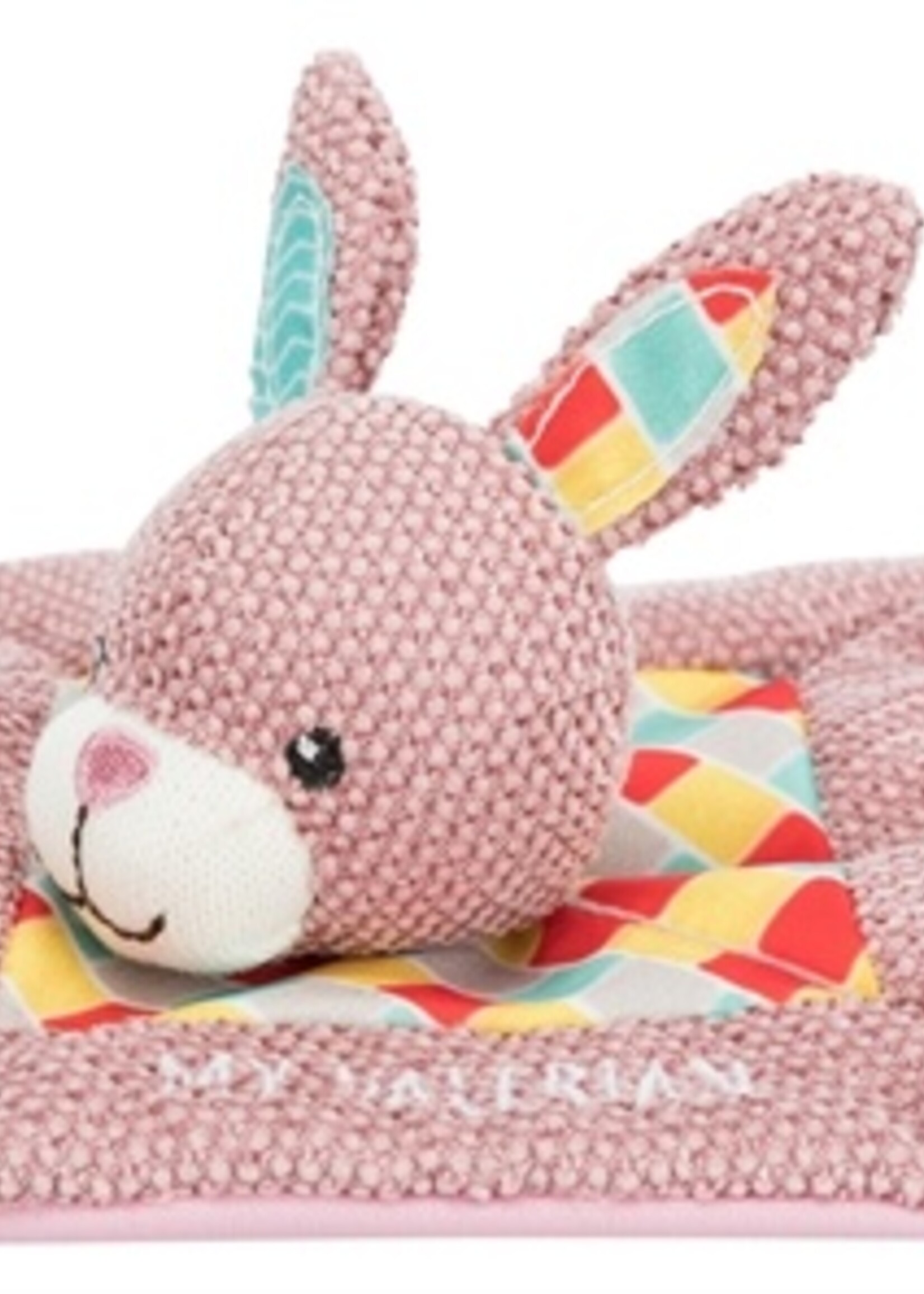 Trixie Trixie junior knuffeldoek konijn met valeriaan