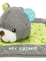 Trixie Trixie junior knuffeldoek beer met kattenkruid / catnip