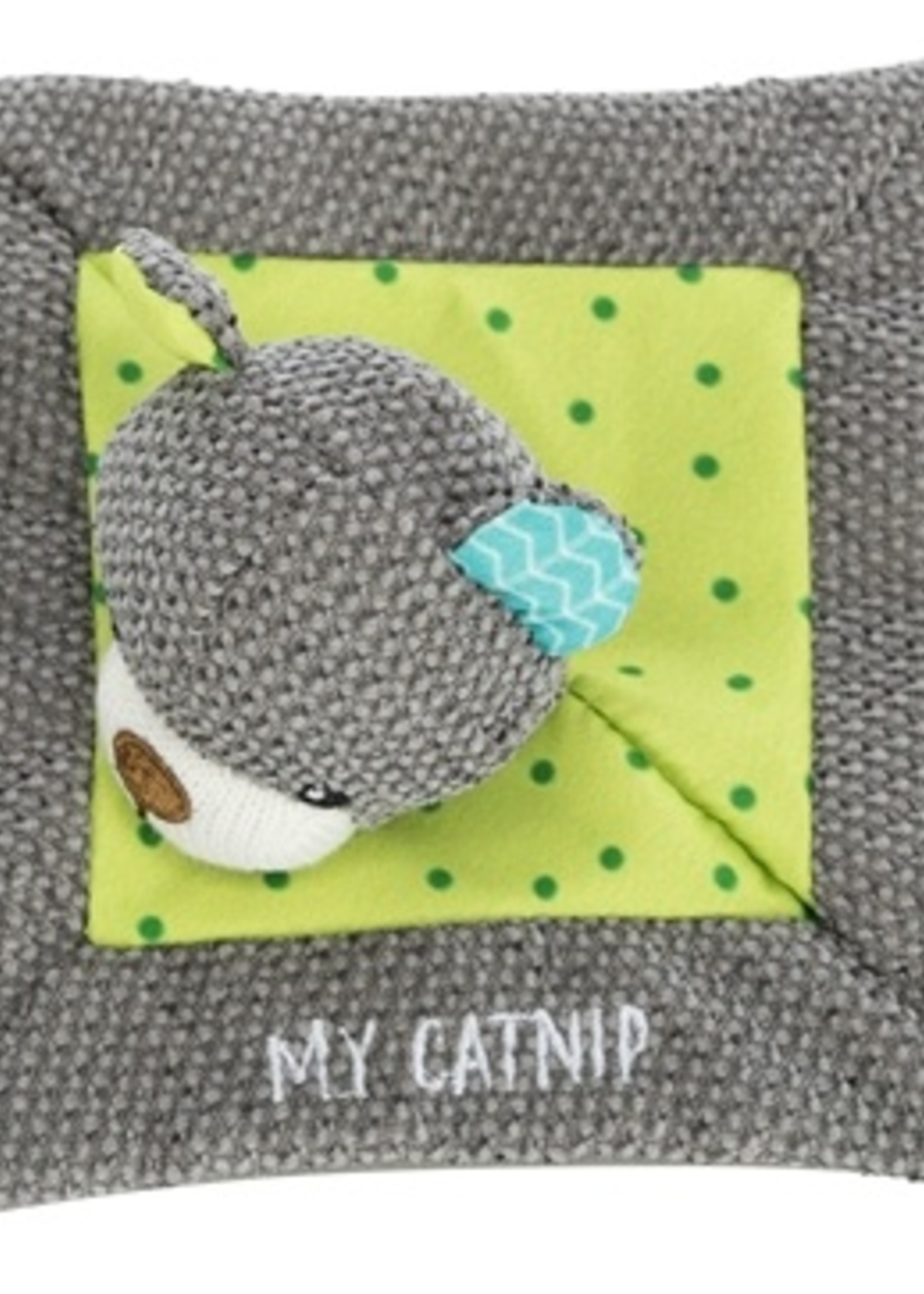 Trixie Trixie junior knuffeldoek beer met kattenkruid / catnip