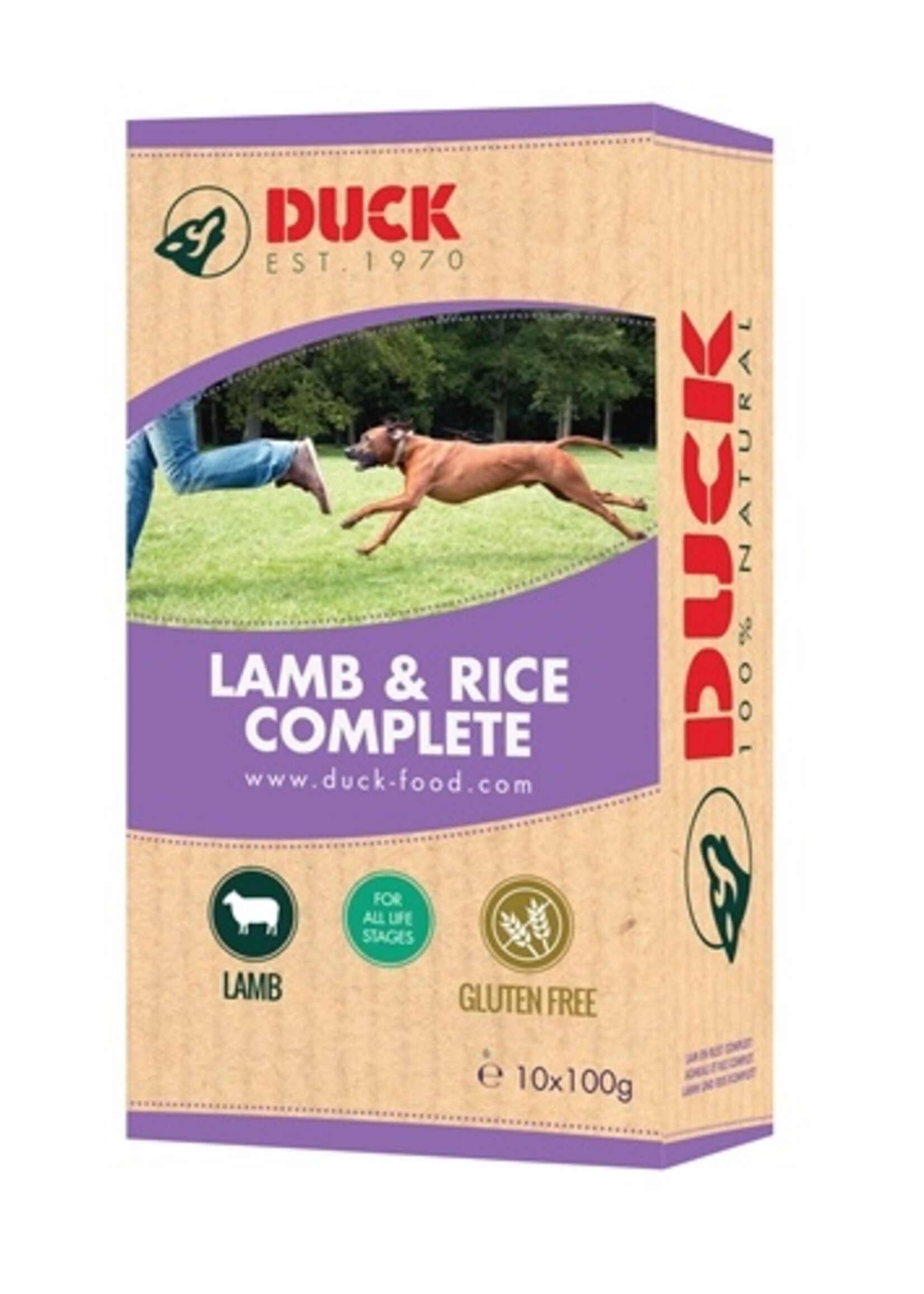 Duck 8x duck lam/rijst compleet