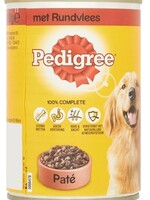 Pedigree 12x pedigree blik adult pate rundvlees