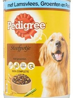 Pedigree 12x pedigree blik adult stoofpotje lam / groenten / pasta