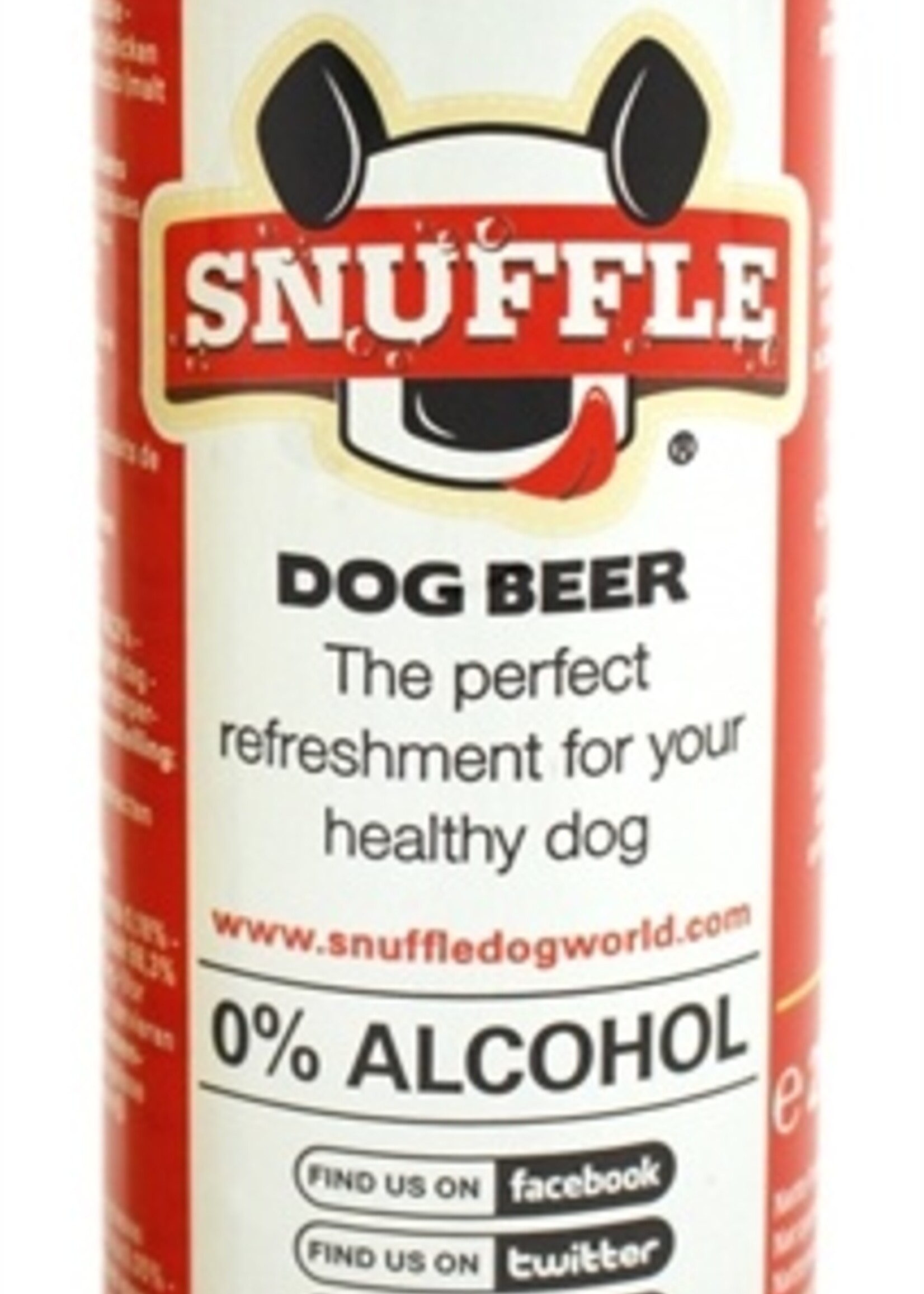 Snuffle Snuffle hondenbier rundsmaak in blik