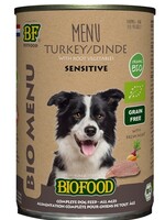 Biofood 12x biofood organic hond kalkoen menu blik