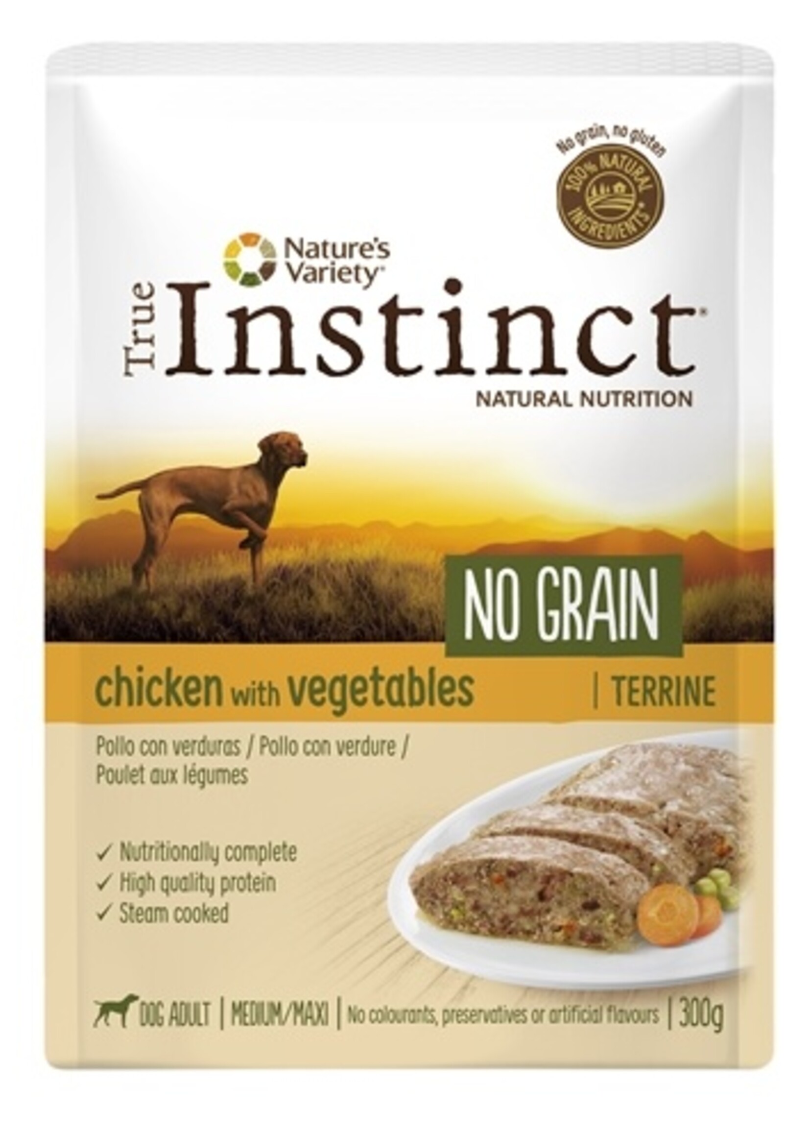 True instinct True instinct pouch no grain medium adult chicken terrine