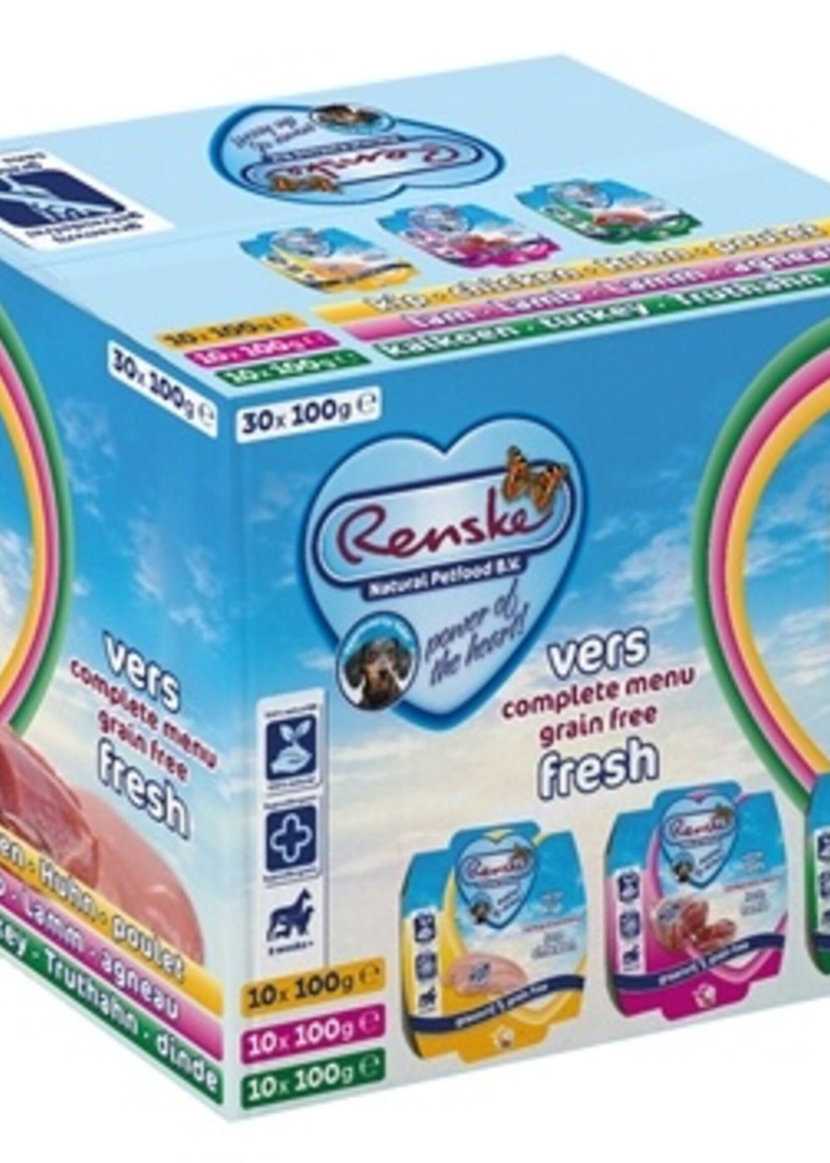 Renske Renske hond vers vlees maaltijd multidoos