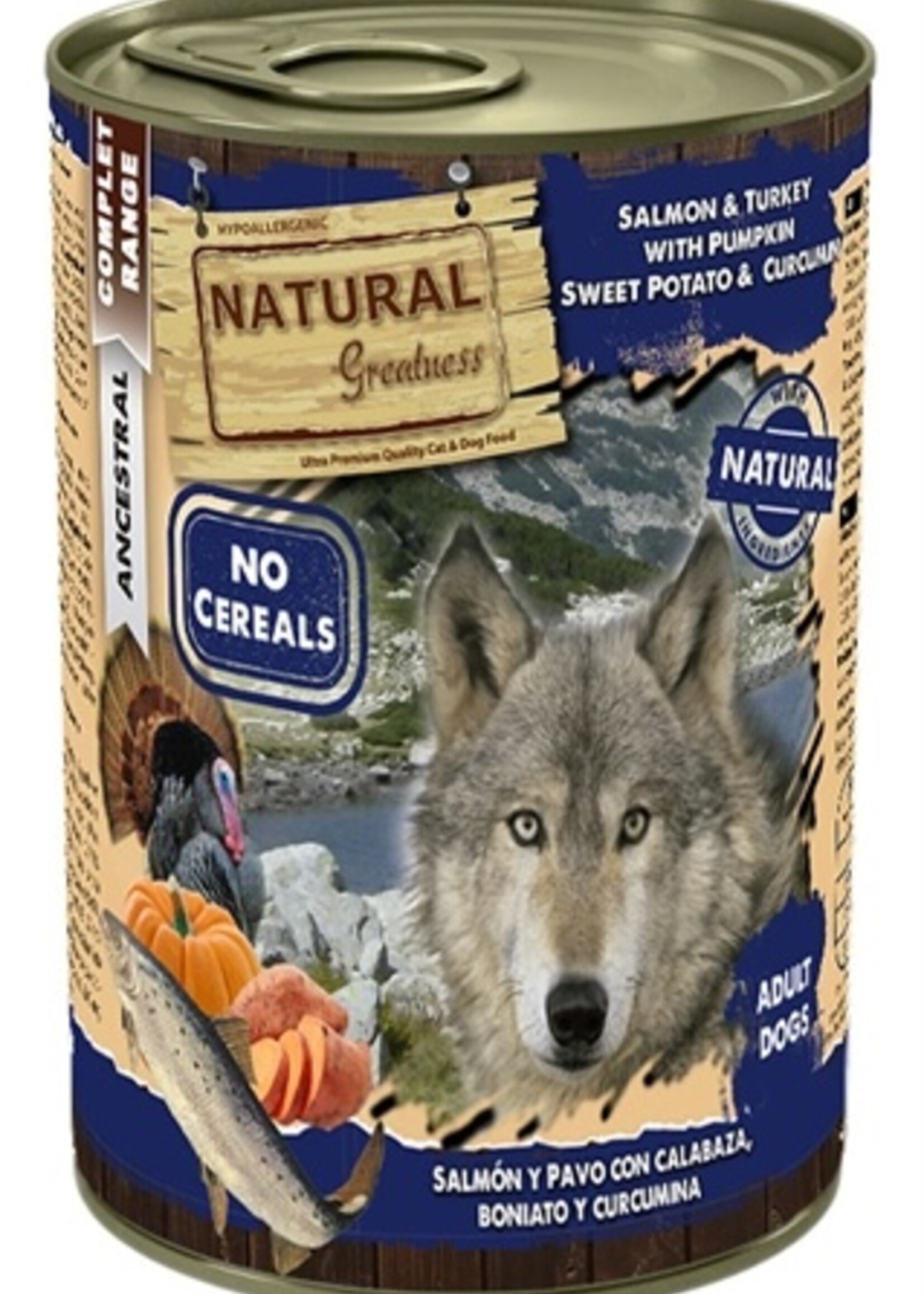 Natural greatness Natural greatness salmon / turkey