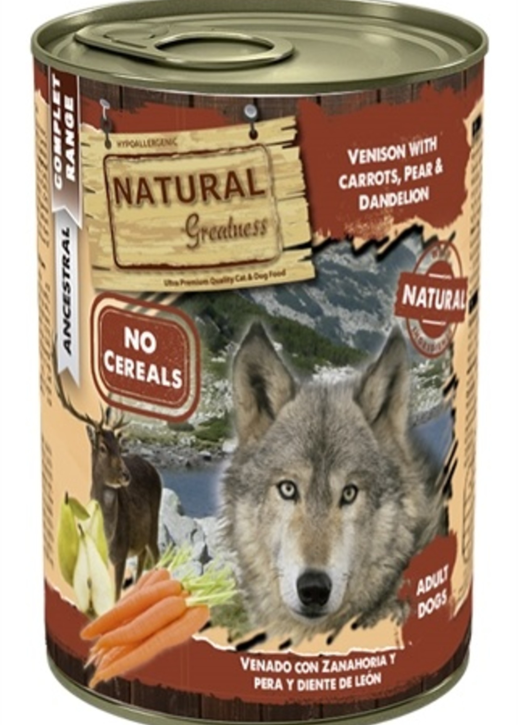 Natural greatness Natural greatness venison / carrots