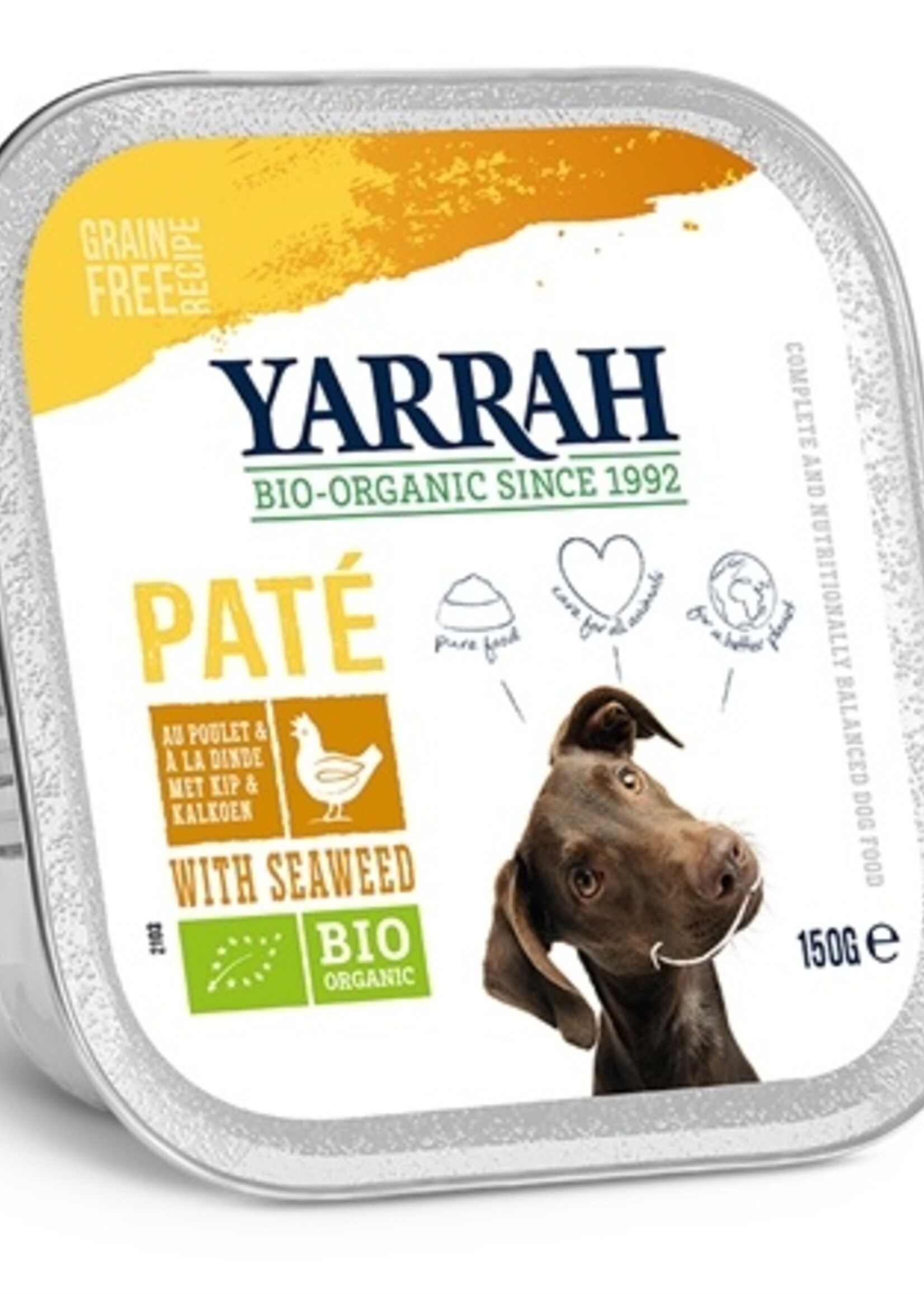 Yarrah Yarrah dog alu pate kip / zeewier graanvrij