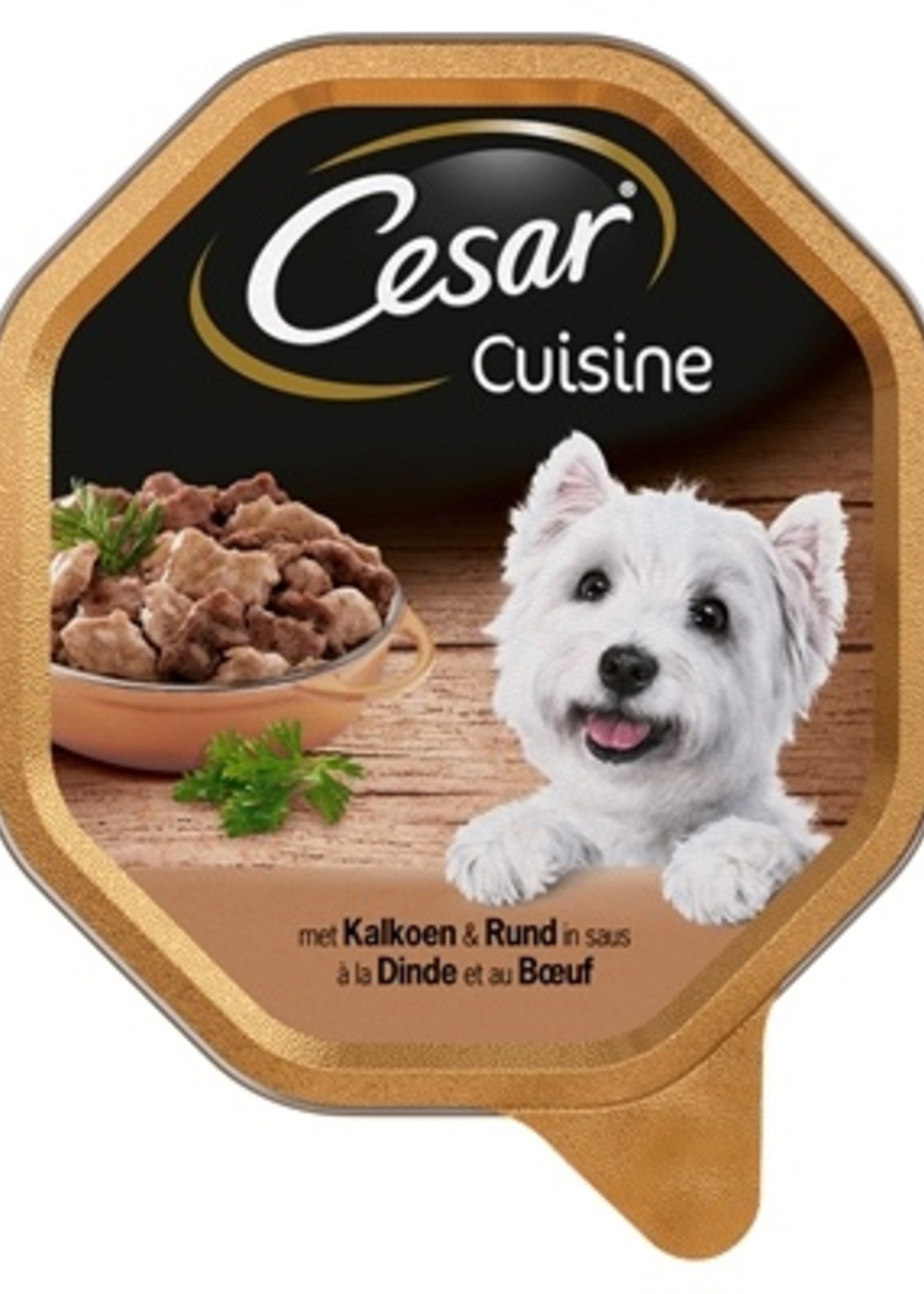 Cesar 14x cesar alu cuisine kalkoen / rund in saus