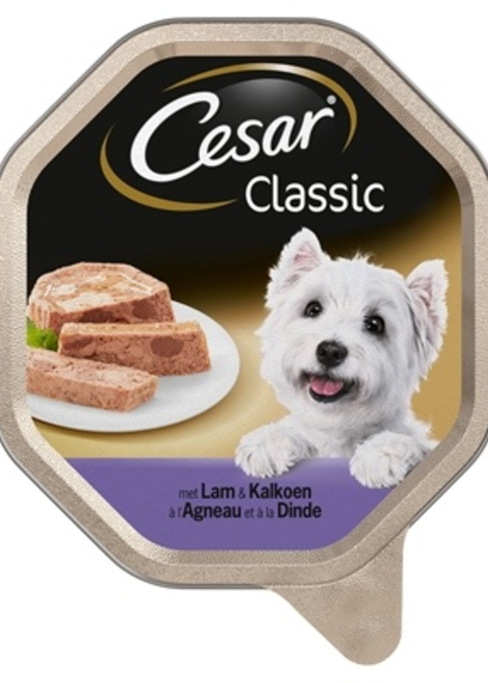 Cesar 14x cesar alu classic pate met lam en kalkoen