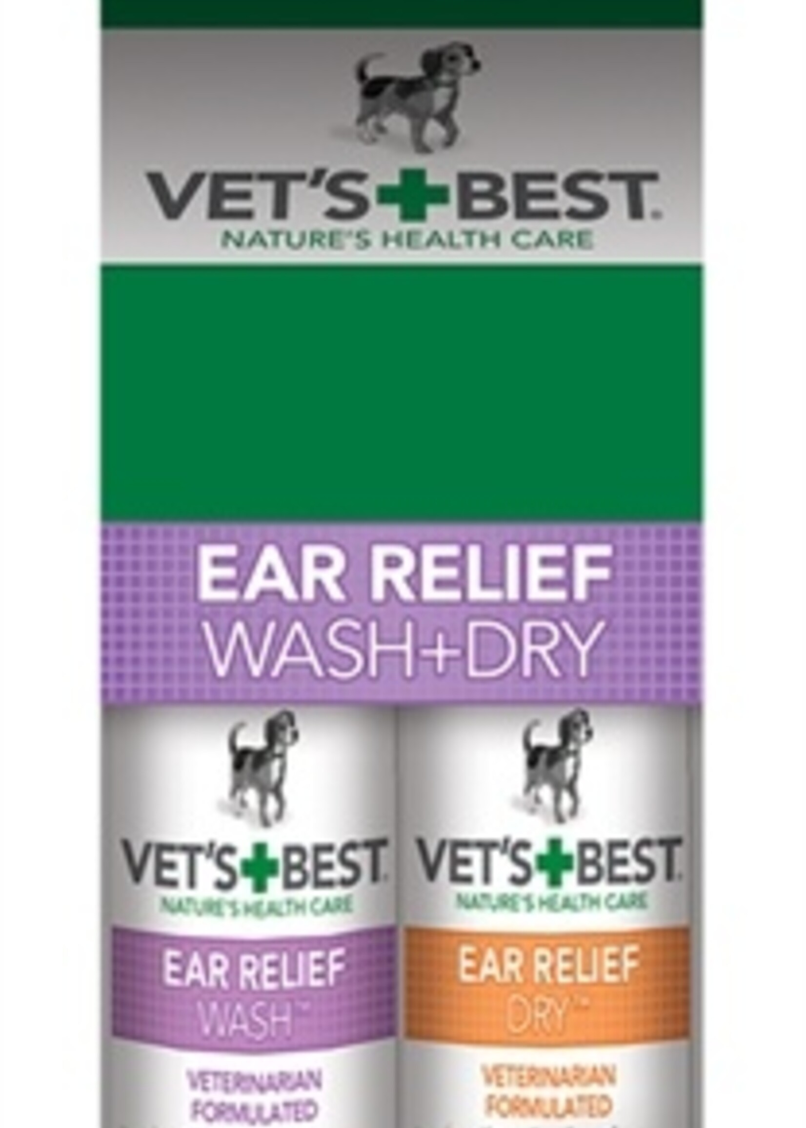 Vets best Vets best ear wash & dry combo pack