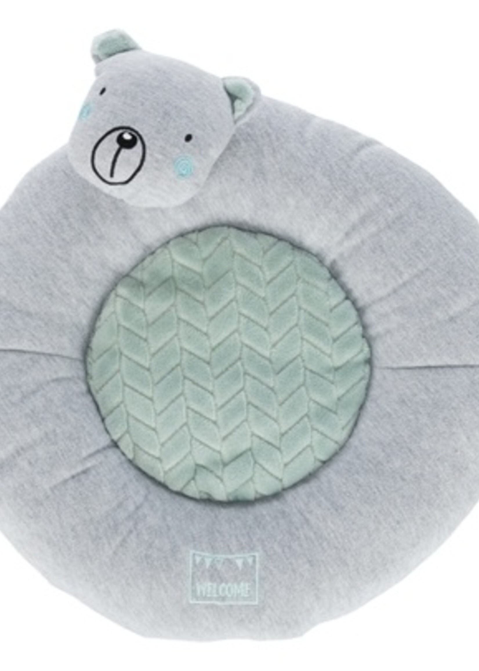 Trixie Trixie junior ligmat beer lichtgrijs / mintgroen