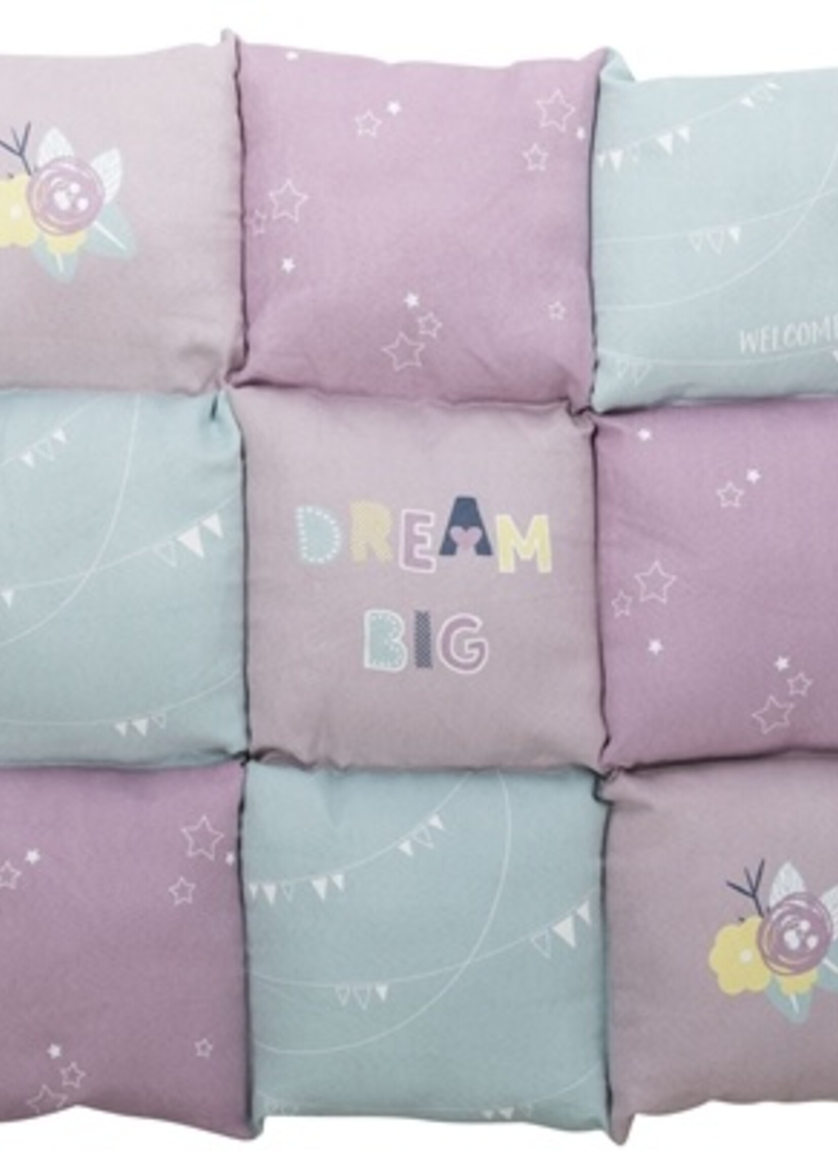 Trixie Trixie hondenmat junior patchwork lila / mintgroen / roze