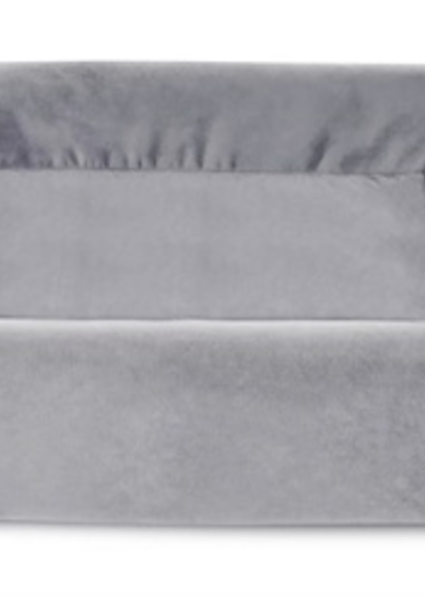 Bia bed Bia bed royal fluweel overtrek hondenmand grijs