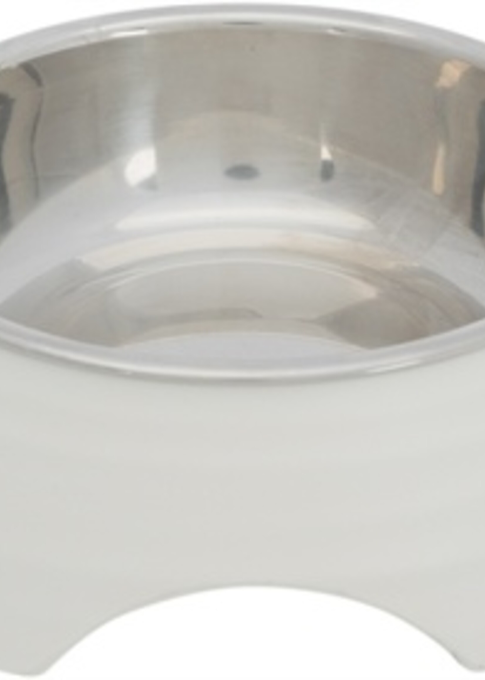 Trixie Trixie voerbak hond melamine / rvs wit