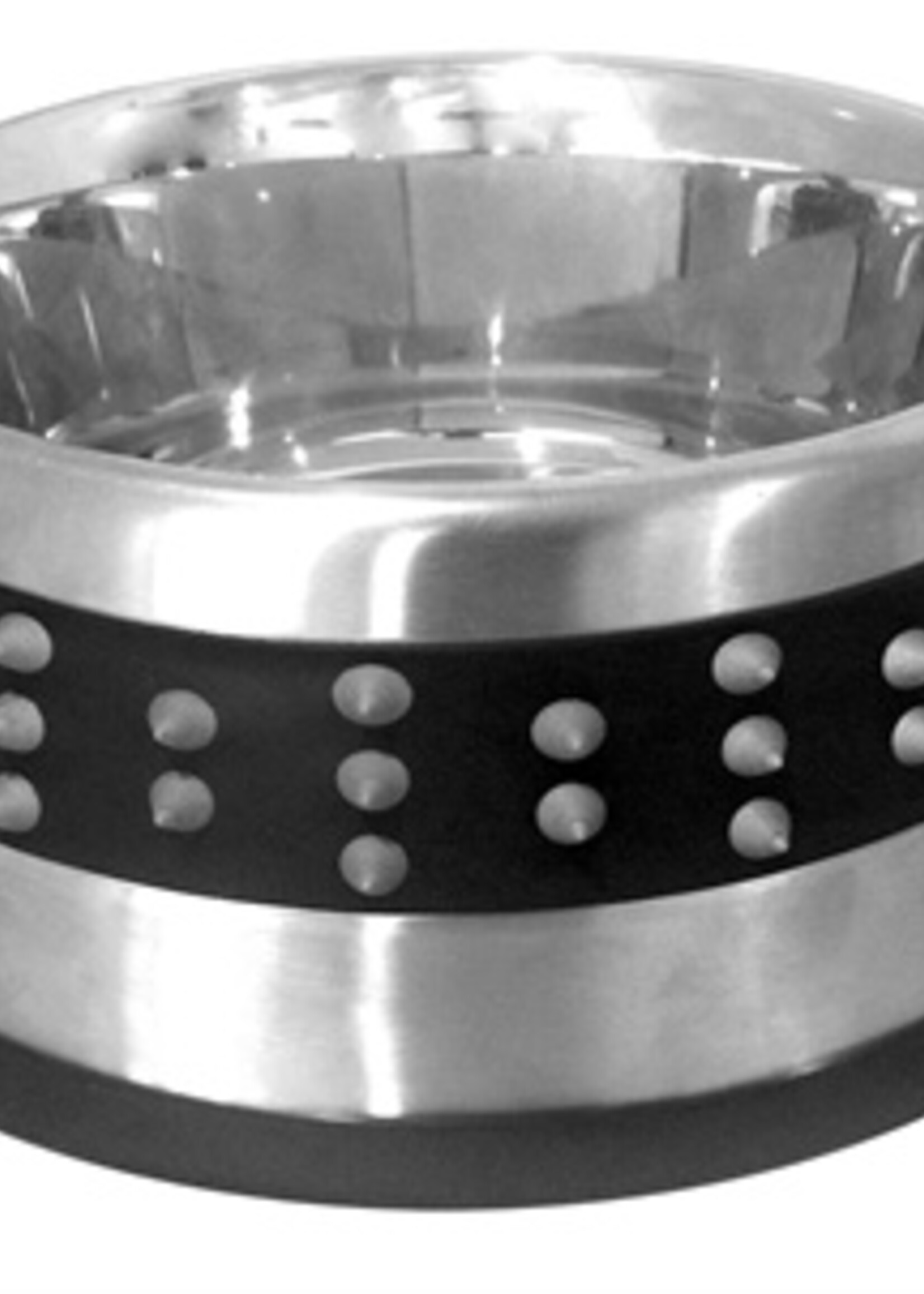 Croci Croci voerbak staal studs rubber