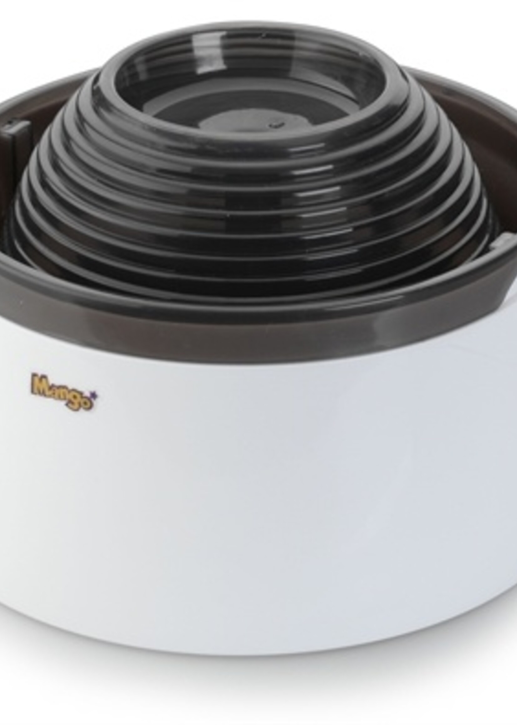 Ebi Ebi pet water feeder mango wit/zwart