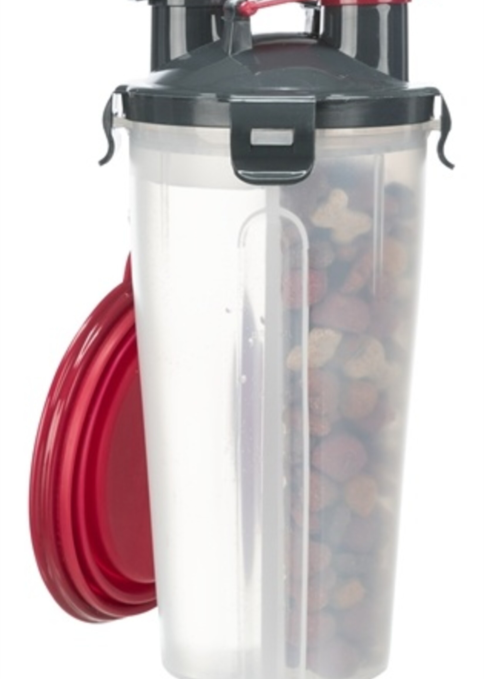 Trixie Trixie waterfles / voerfles inclusief reisbak kunststof / silicone