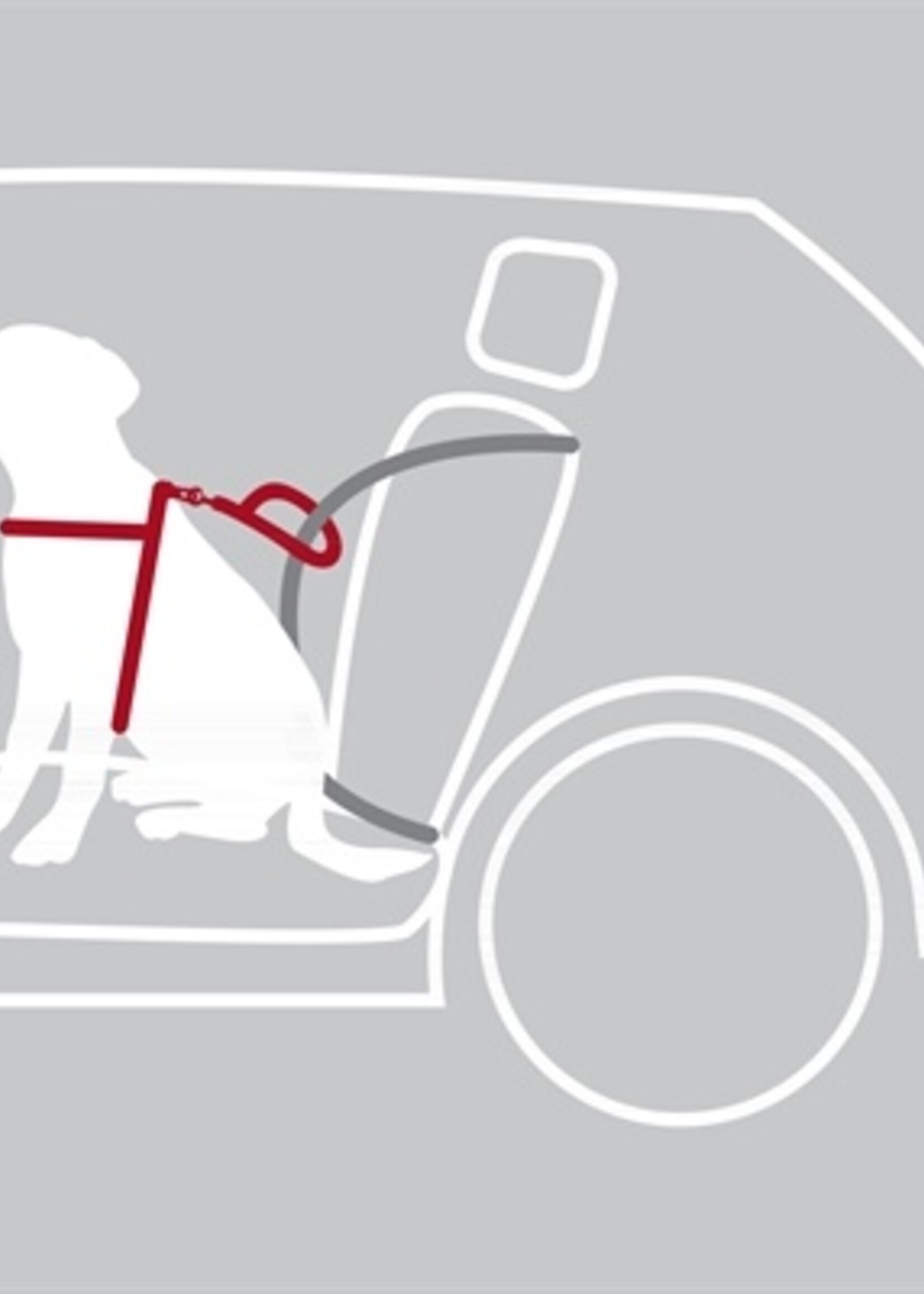 Trixie Trixie hondentuig auto dog protect zwart