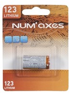 Numaxes Numaxes lithium batterij cr123a