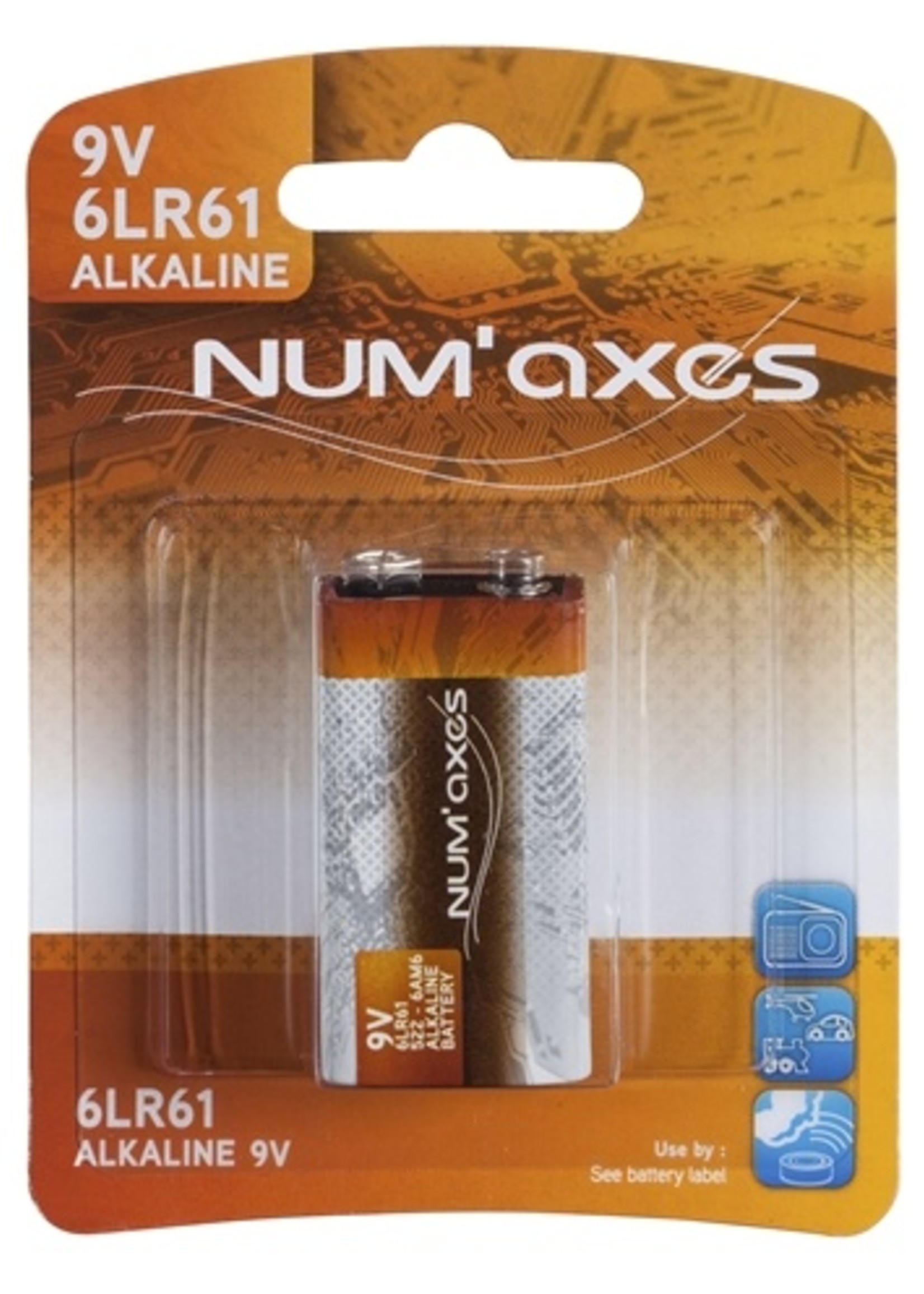 Numaxes Numaxes alkaline batterij 6lr61