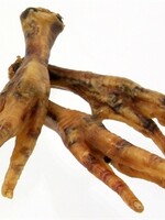 Petsnack Petsnack kippenpoten gerookt bruin