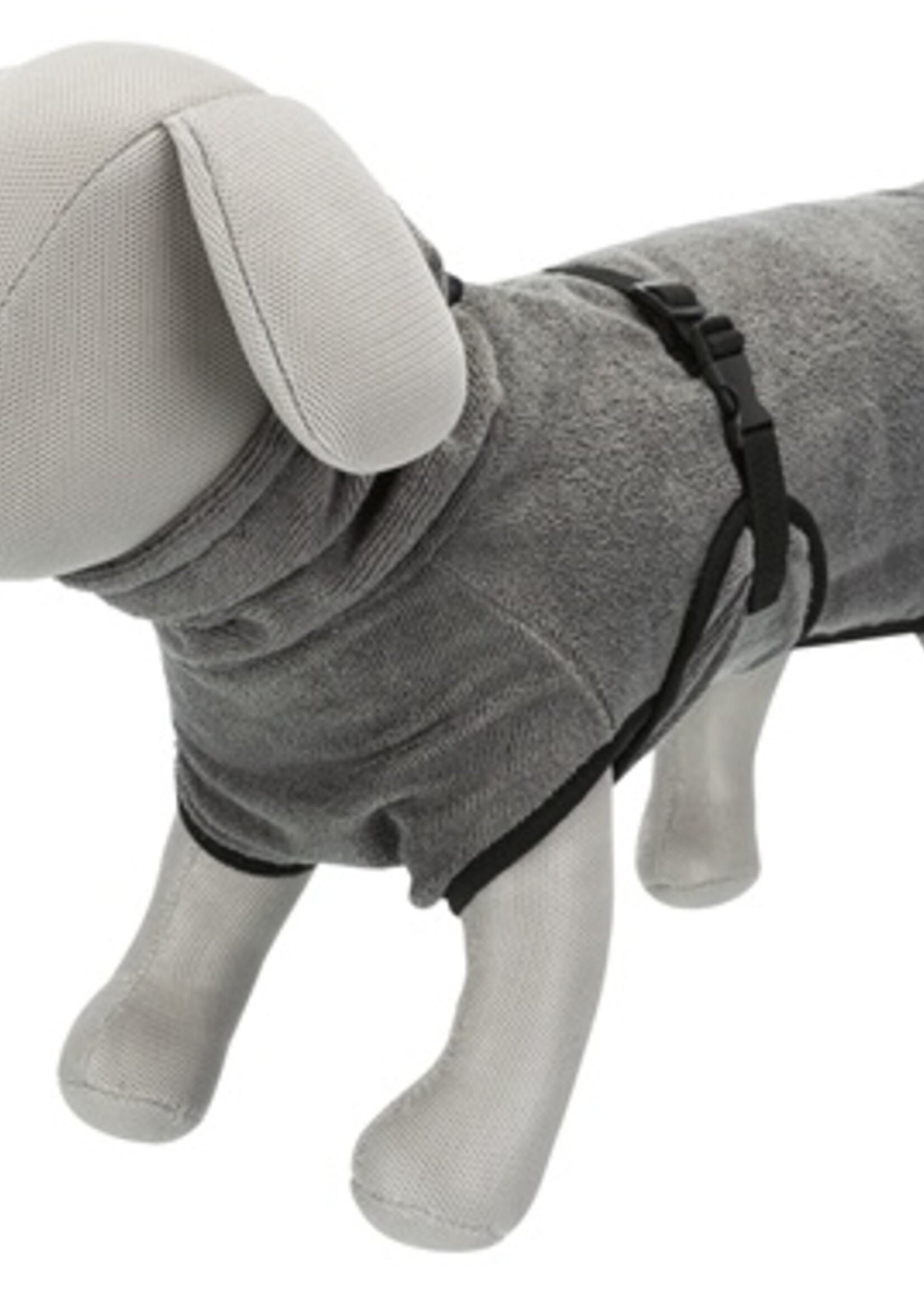 Trixie Trixie badjas hond badstof grijs