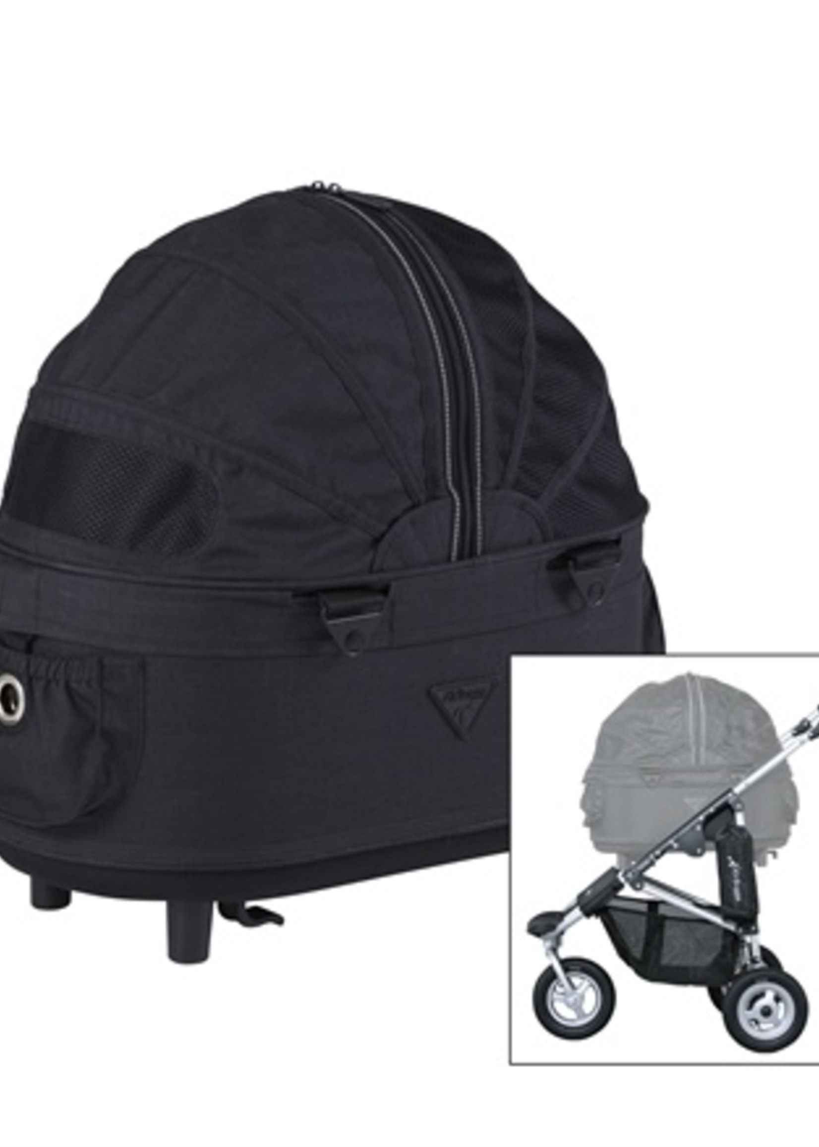 Airbuggy Airbuggy hondenbuggy dome2 sm earth zwart