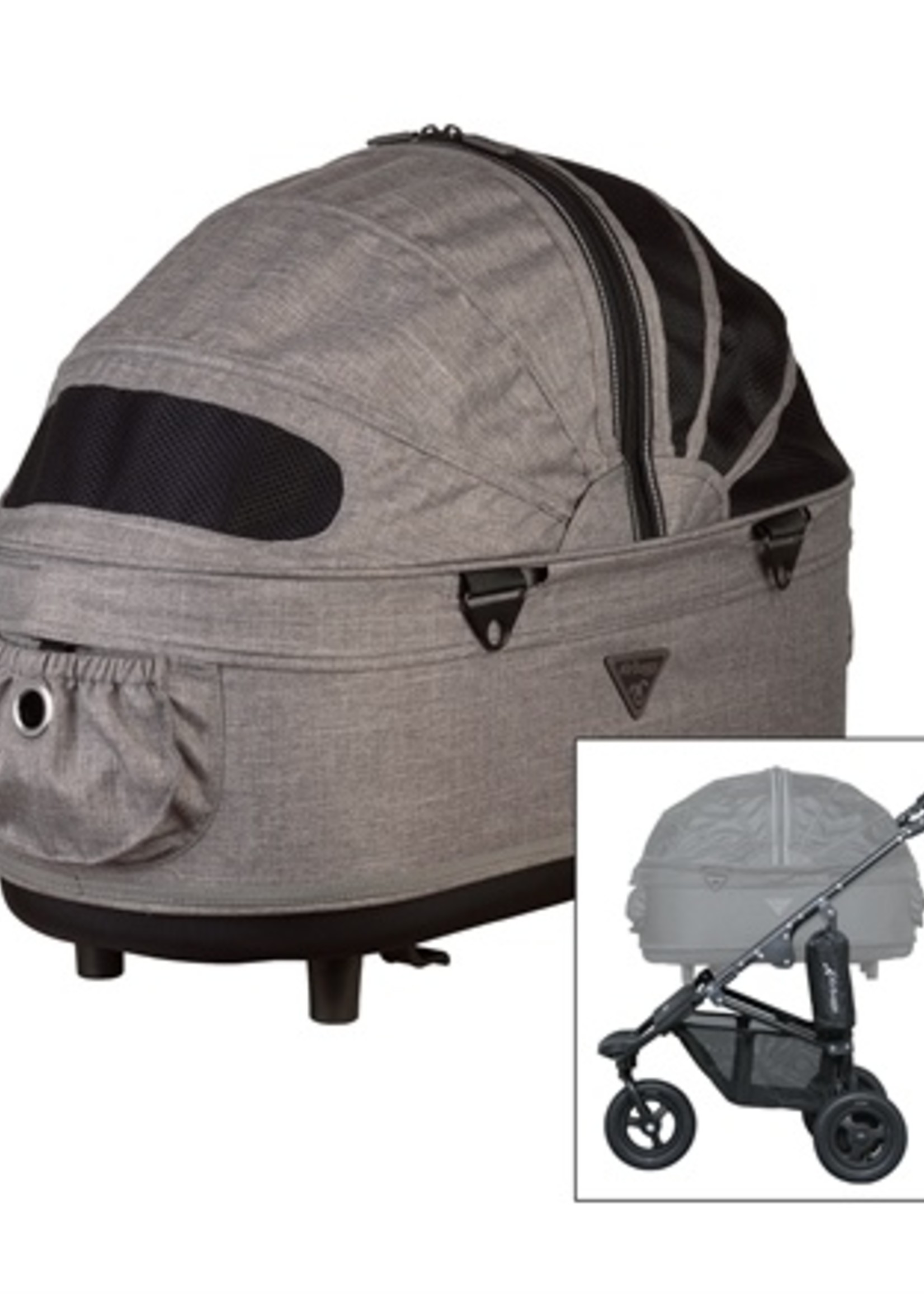 Airbuggy Airbuggy hondenbuggy dome2 m met rem earth bruin