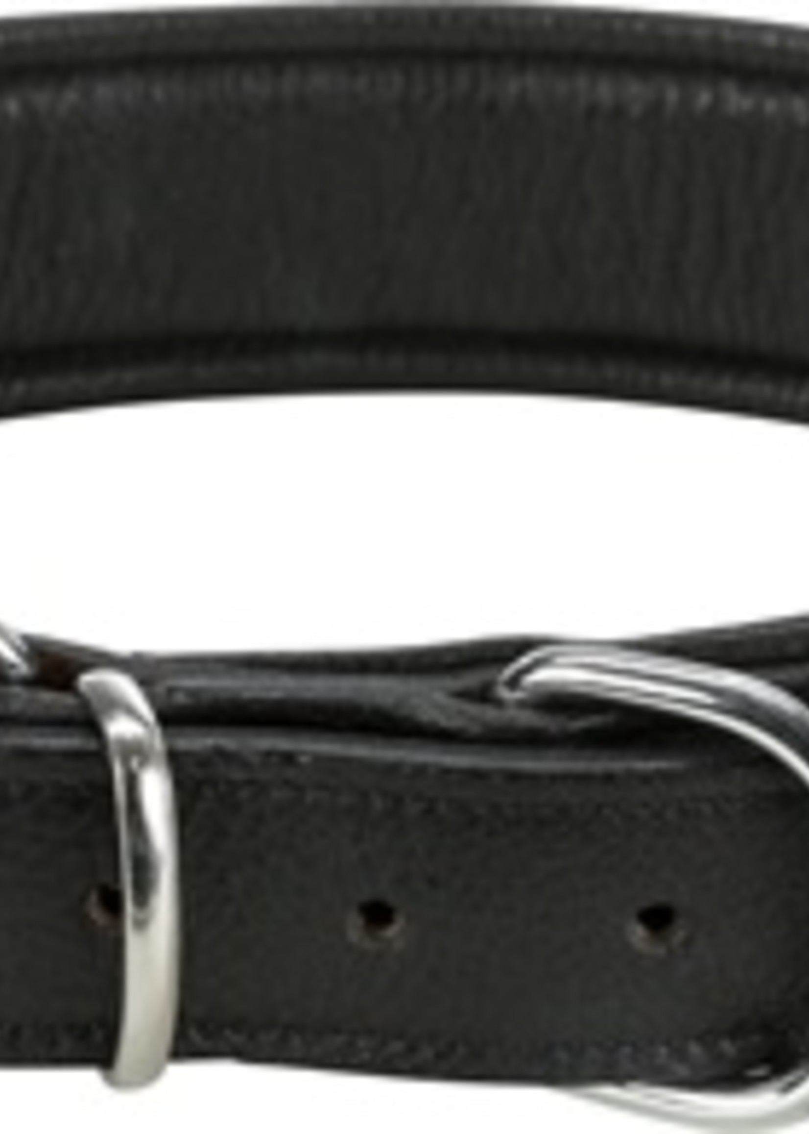 Trixie Trixie halsband hond active comfort met strass steentjes leer zwart